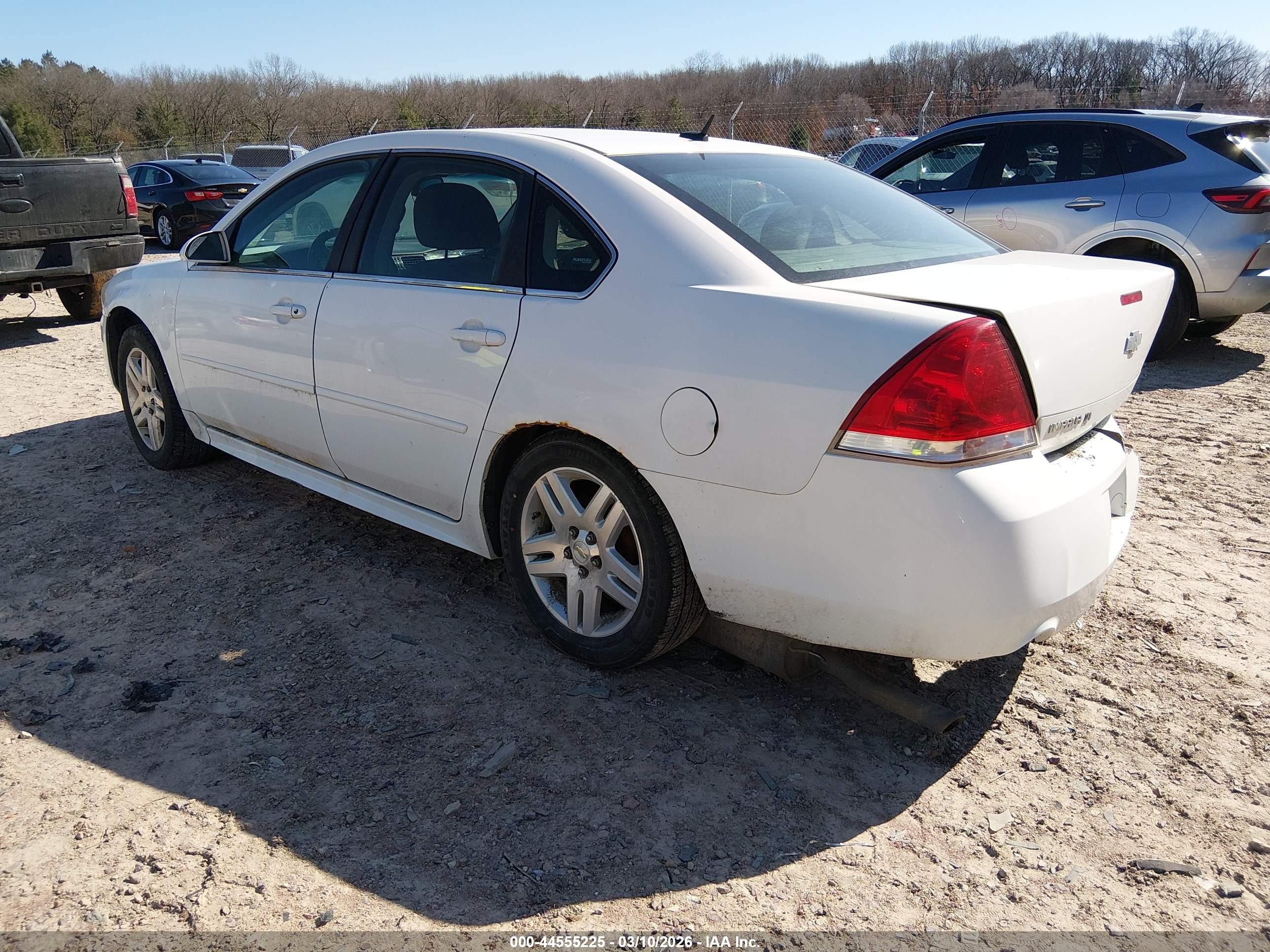 2014 Chevrolet Impala Limited Lt White vin: 2G1WB5E31E1124190