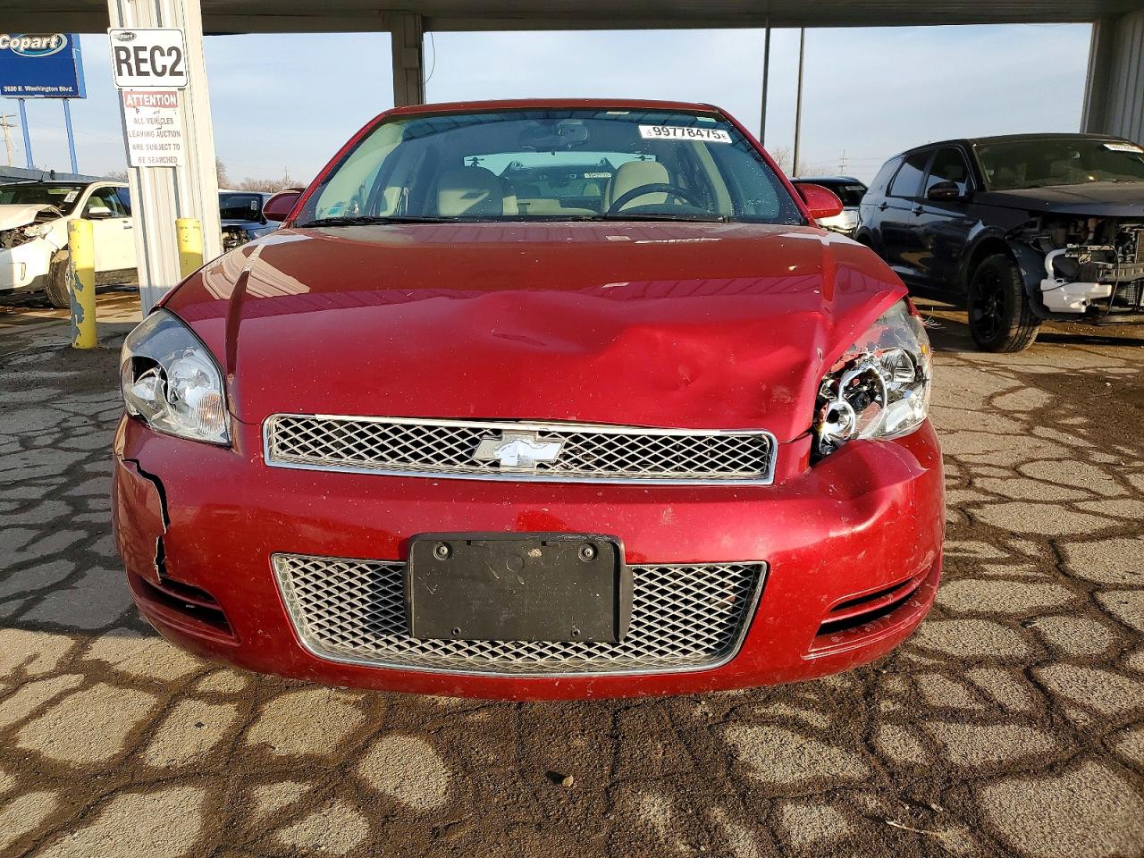 2014 Chevrolet Impala Limited Lt Red vin: 2G1WB5E31E1181473