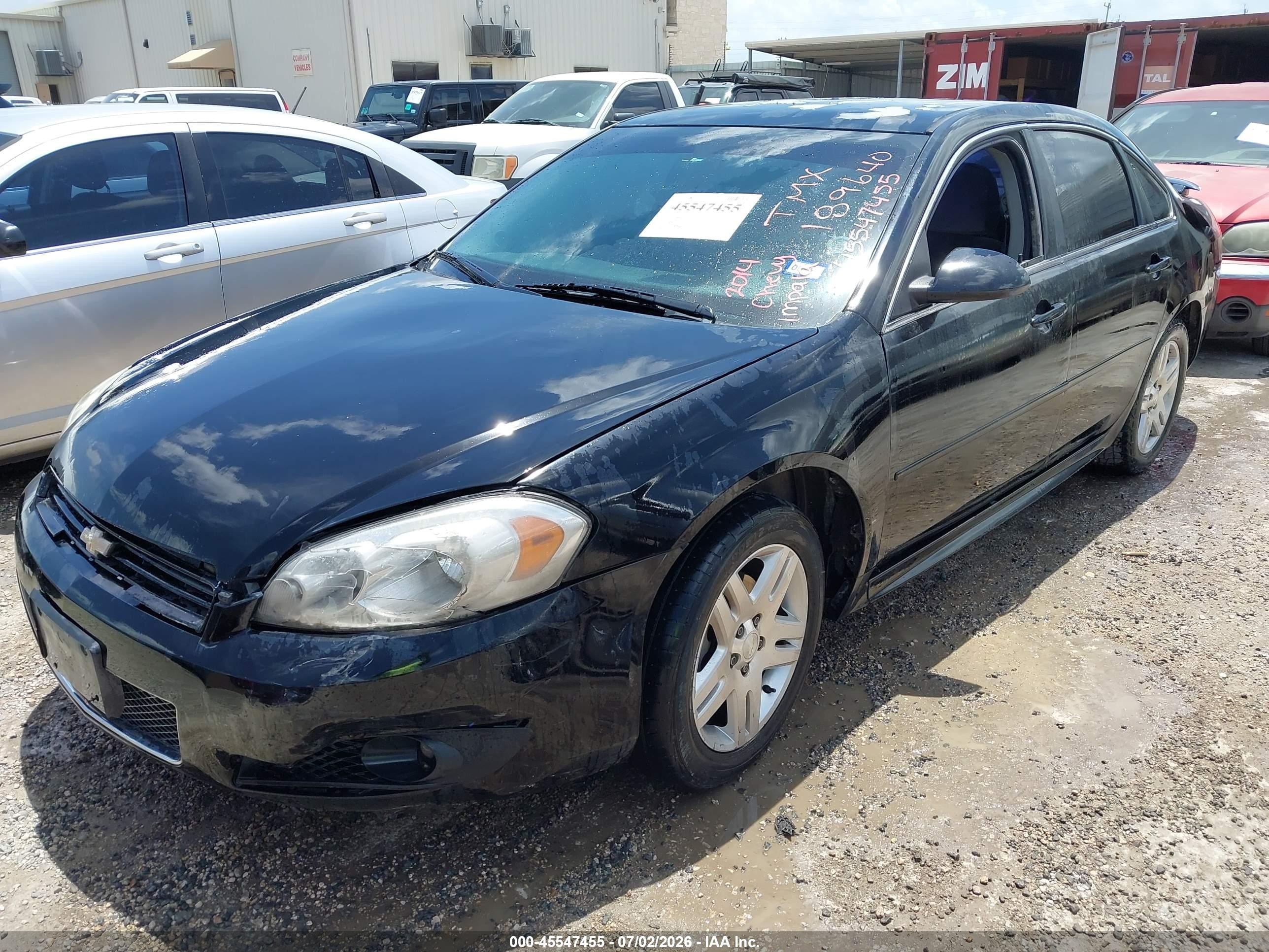 2014 Chevrolet Impala Limited Lt Black vin: 2G1WB5E31E1189640