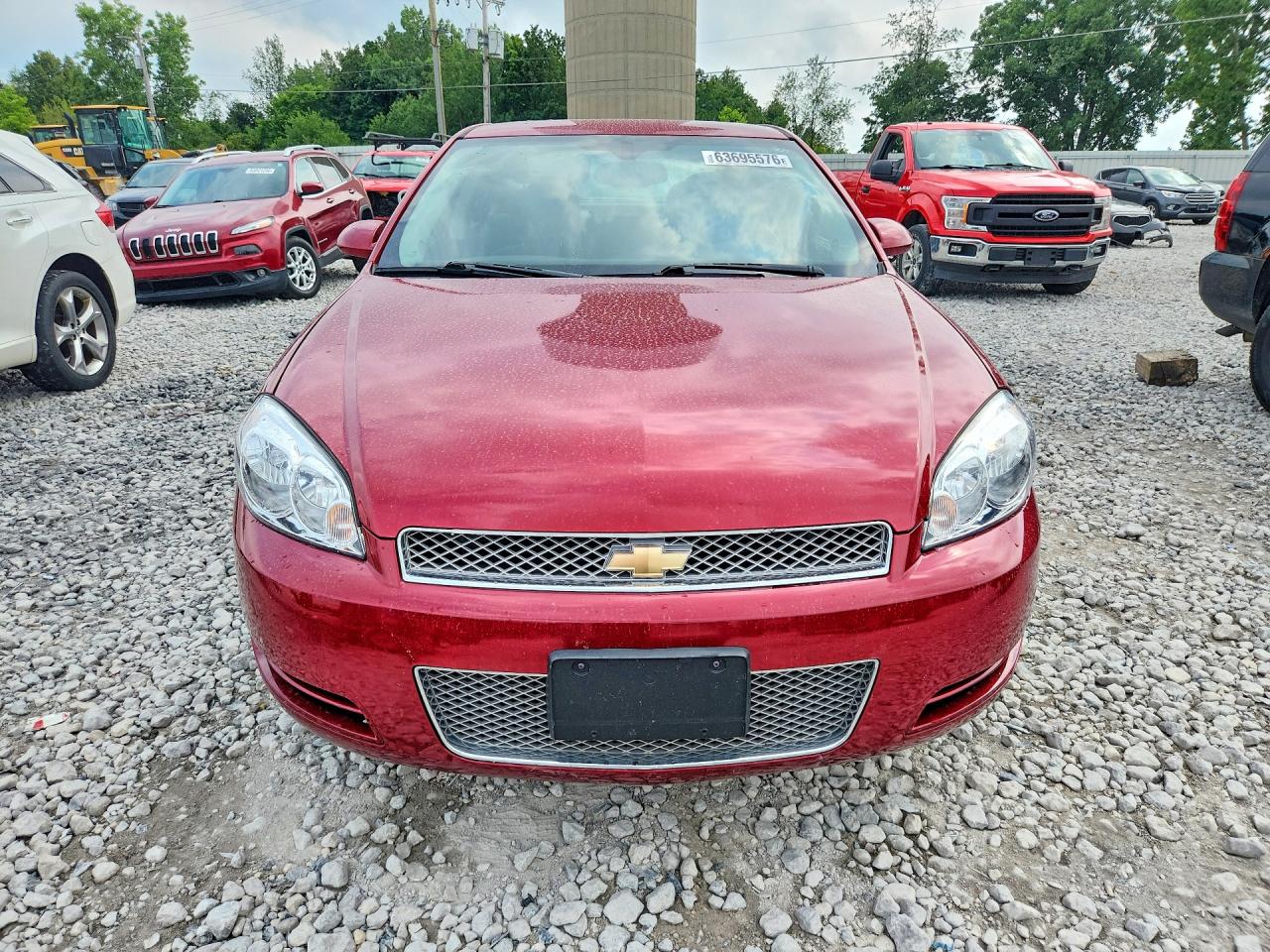 2012 Chevrolet Impala Lt Red vin: 2G1WB5E32C1327070