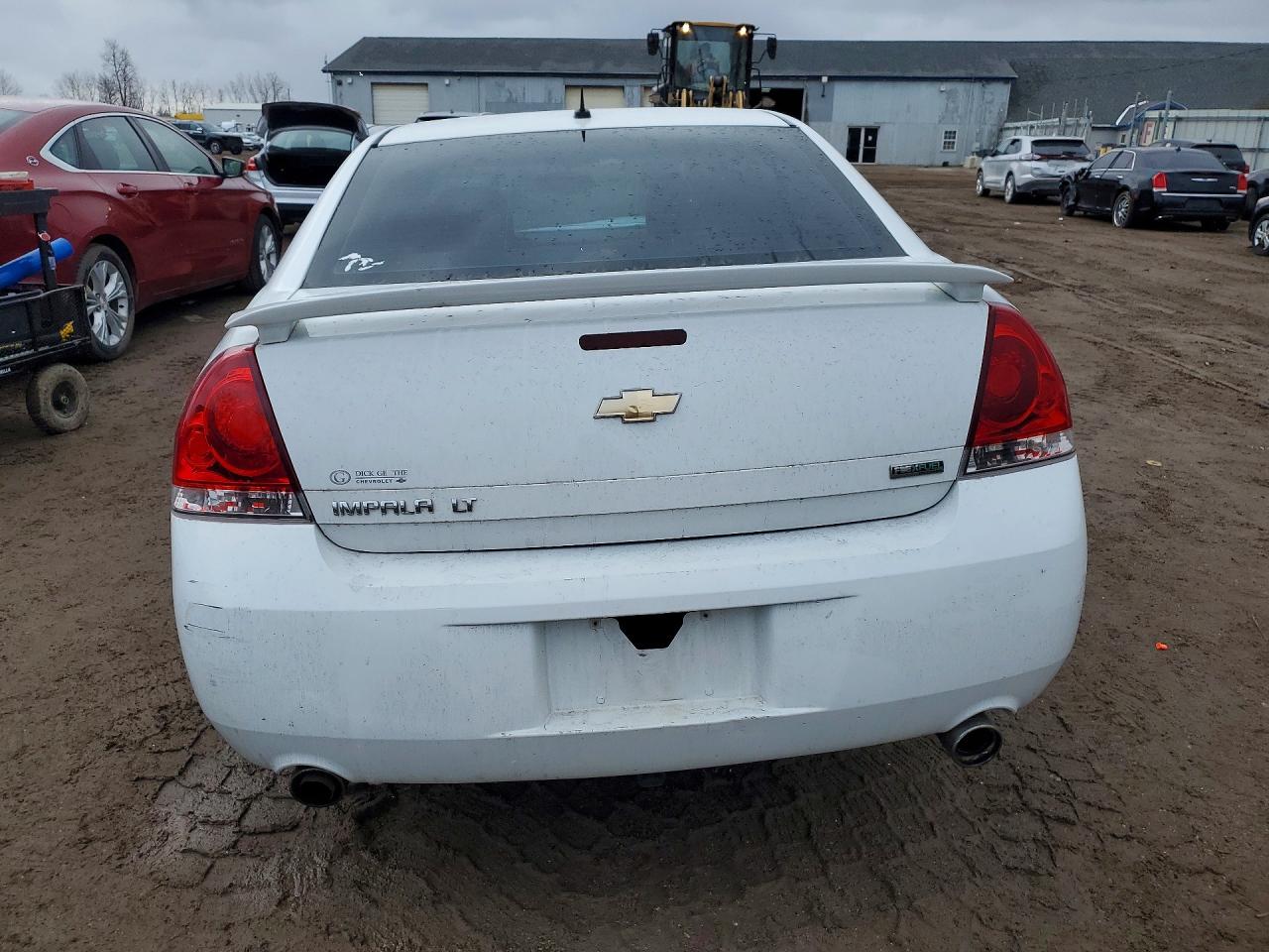 2013 Chevrolet Impala Lt White vin: 2G1WB5E32D1172974