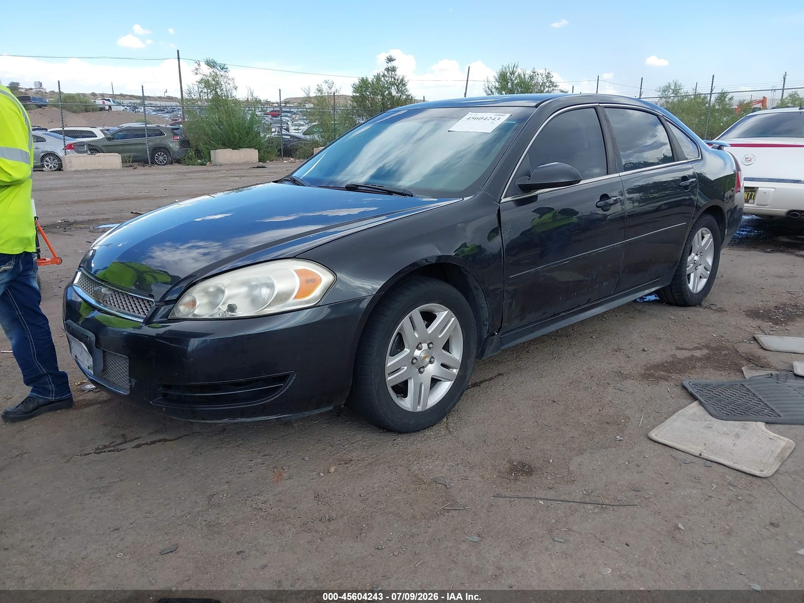 2012 Chevrolet Impala Lt Черный vin: 2G1WB5E33C1112877