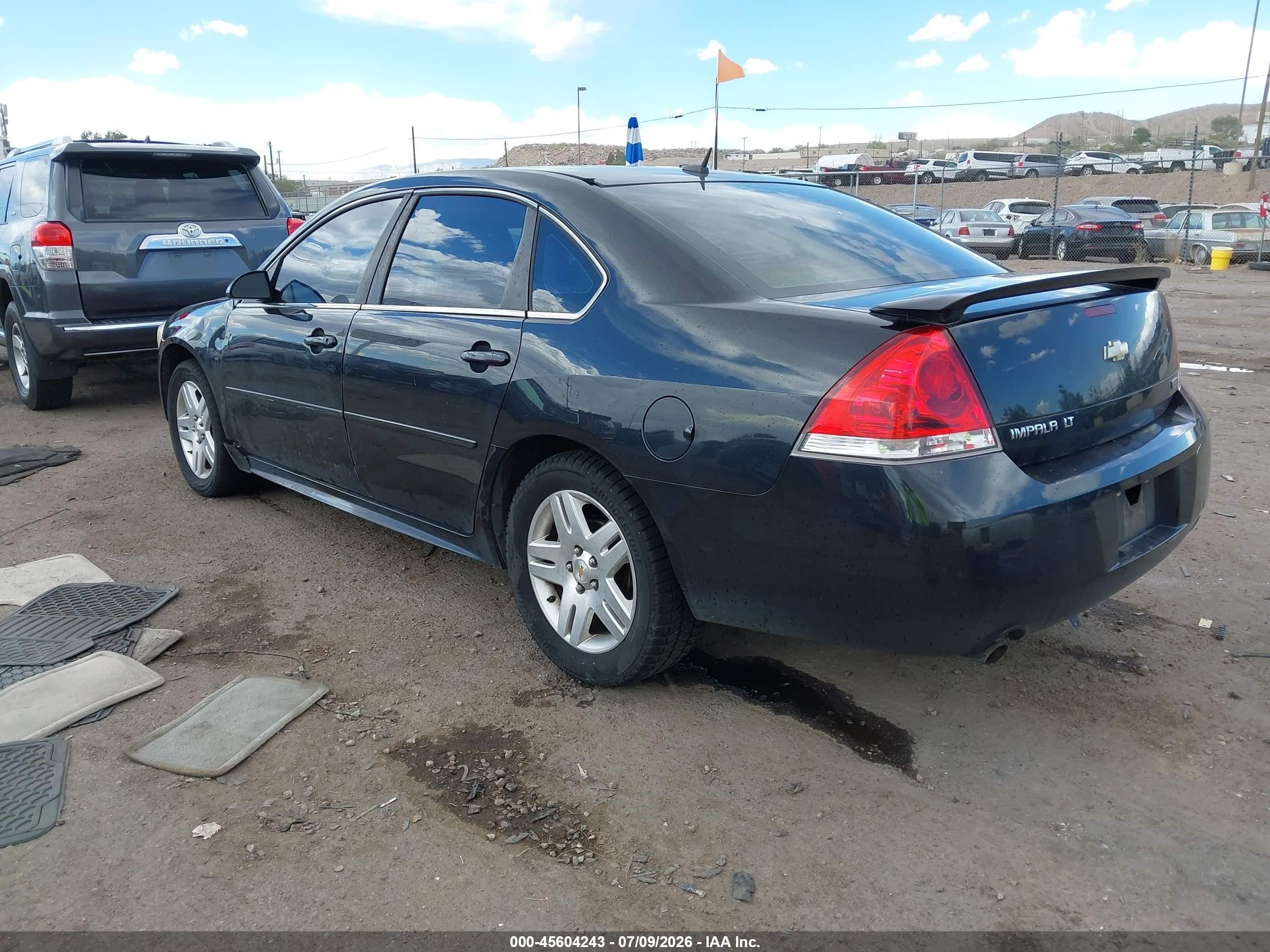 2012 Chevrolet Impala Lt Черный vin: 2G1WB5E33C1112877