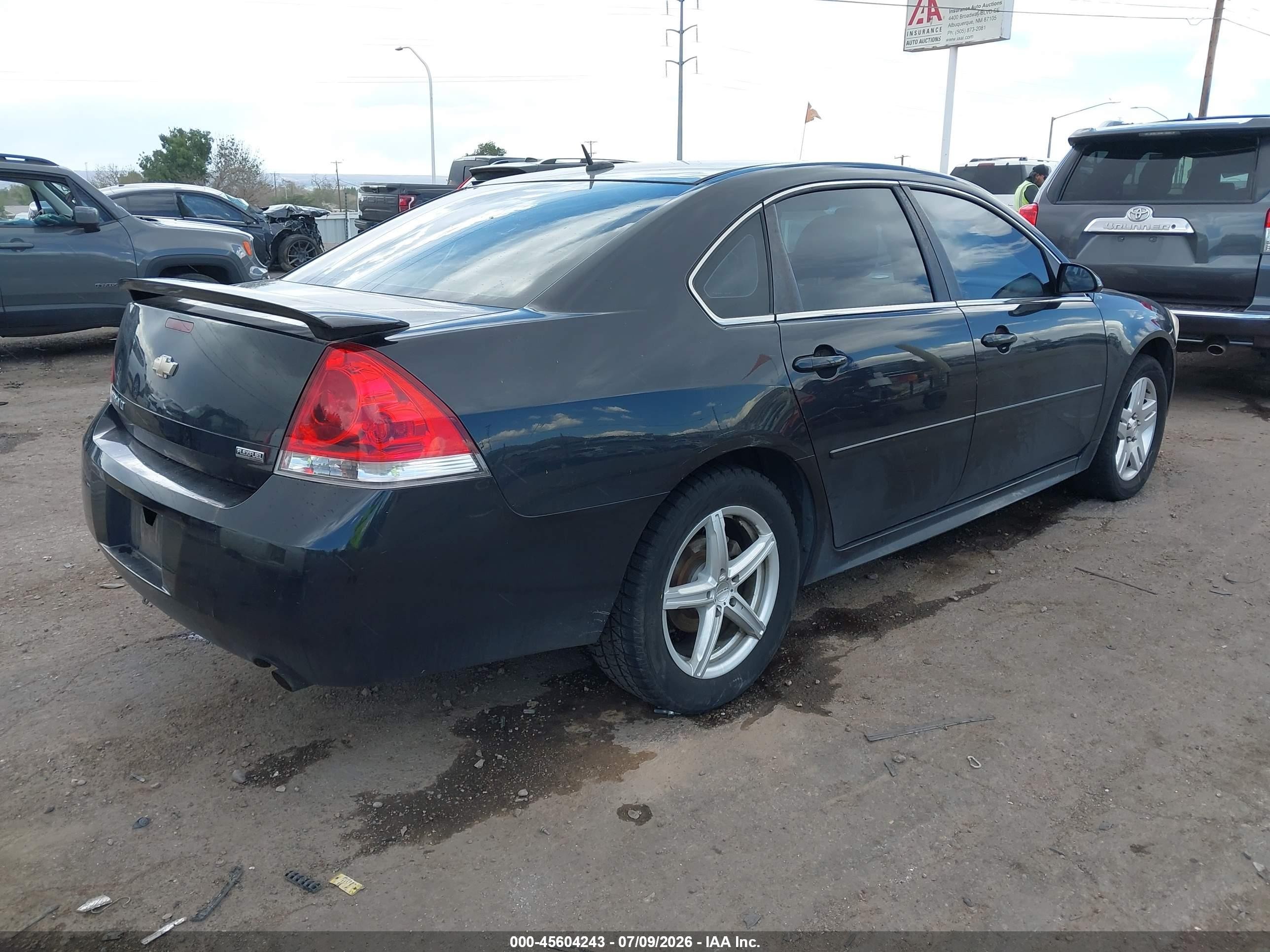 2012 Chevrolet Impala Lt Черный vin: 2G1WB5E33C1112877
