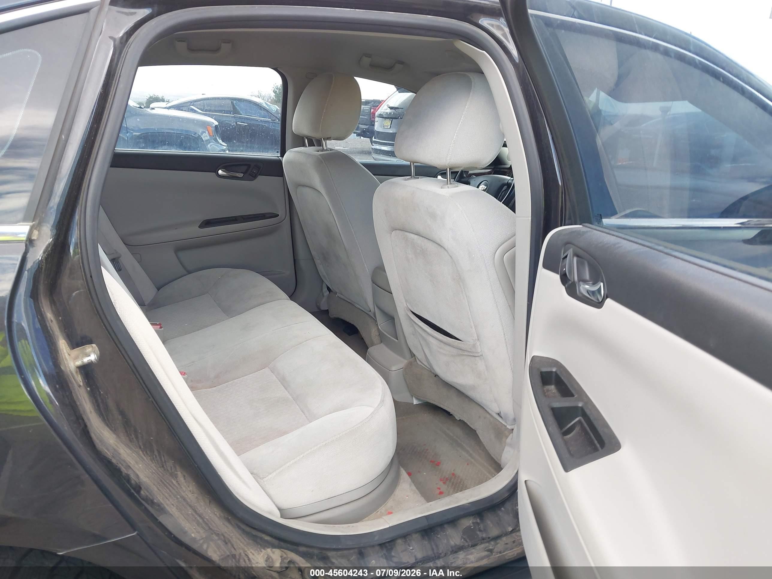 2012 Chevrolet Impala Lt Черный vin: 2G1WB5E33C1112877