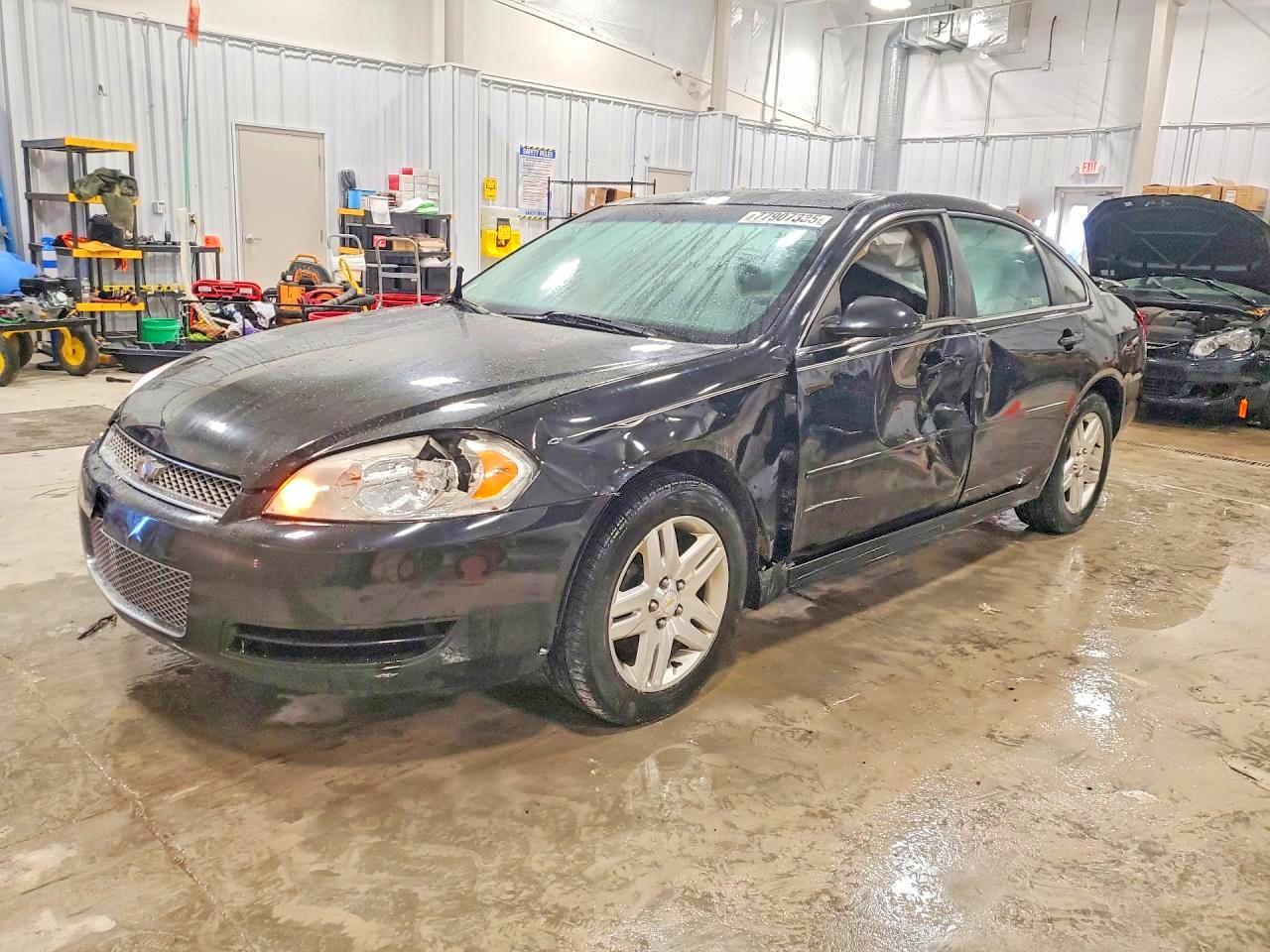 2012 Chevrolet Impala Lt Black vin: 2G1WB5E33C1115486