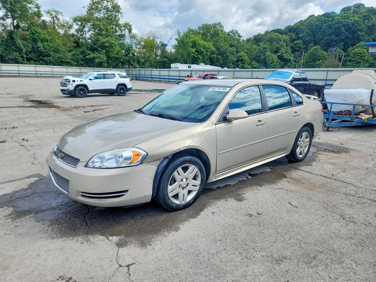 2012 Chevrolet Impala Lt Gold vin: 2G1WB5E33C1127153