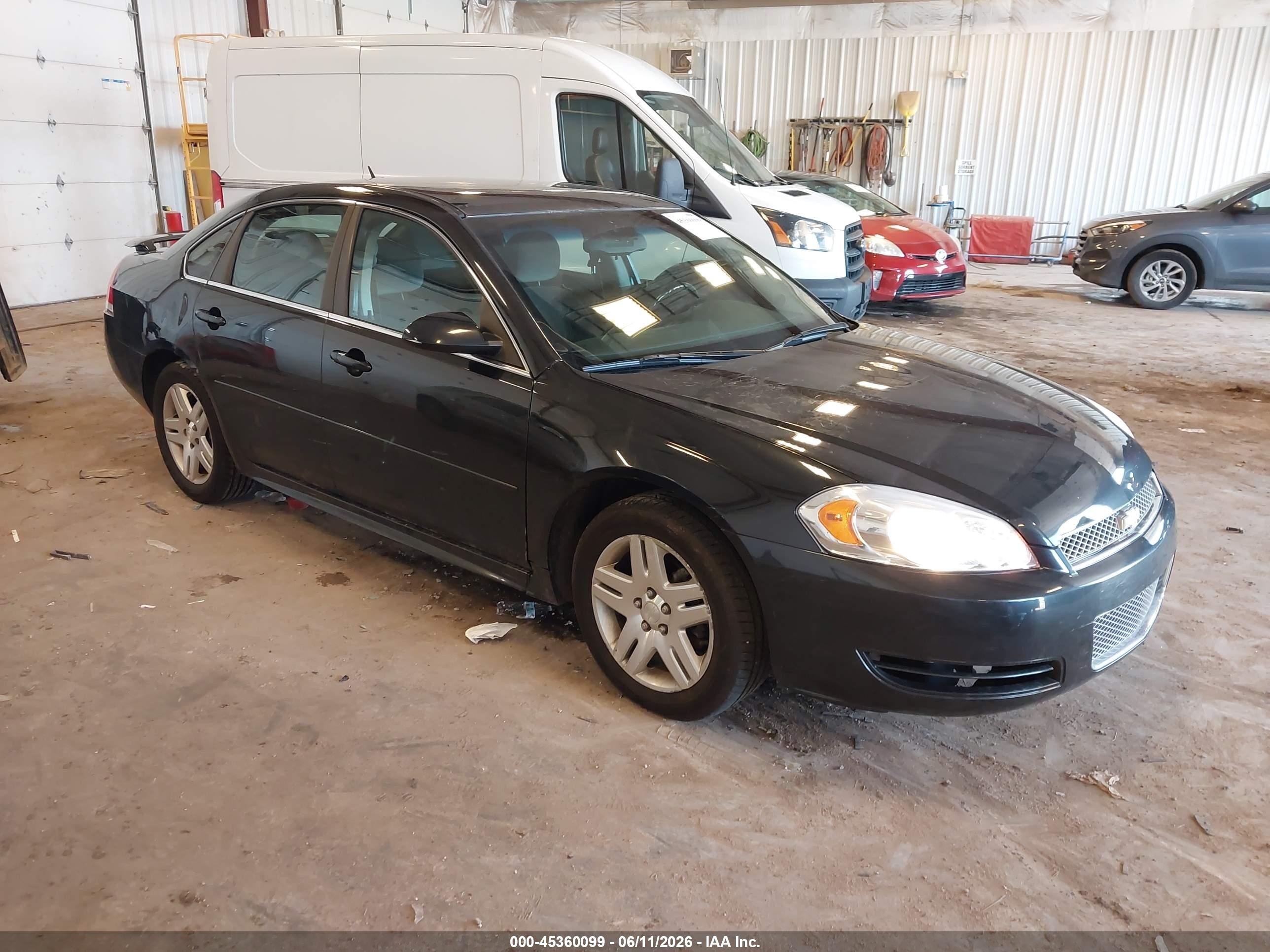 2012 Chevrolet Impala Lt Черный vin: 2G1WB5E33C1249964