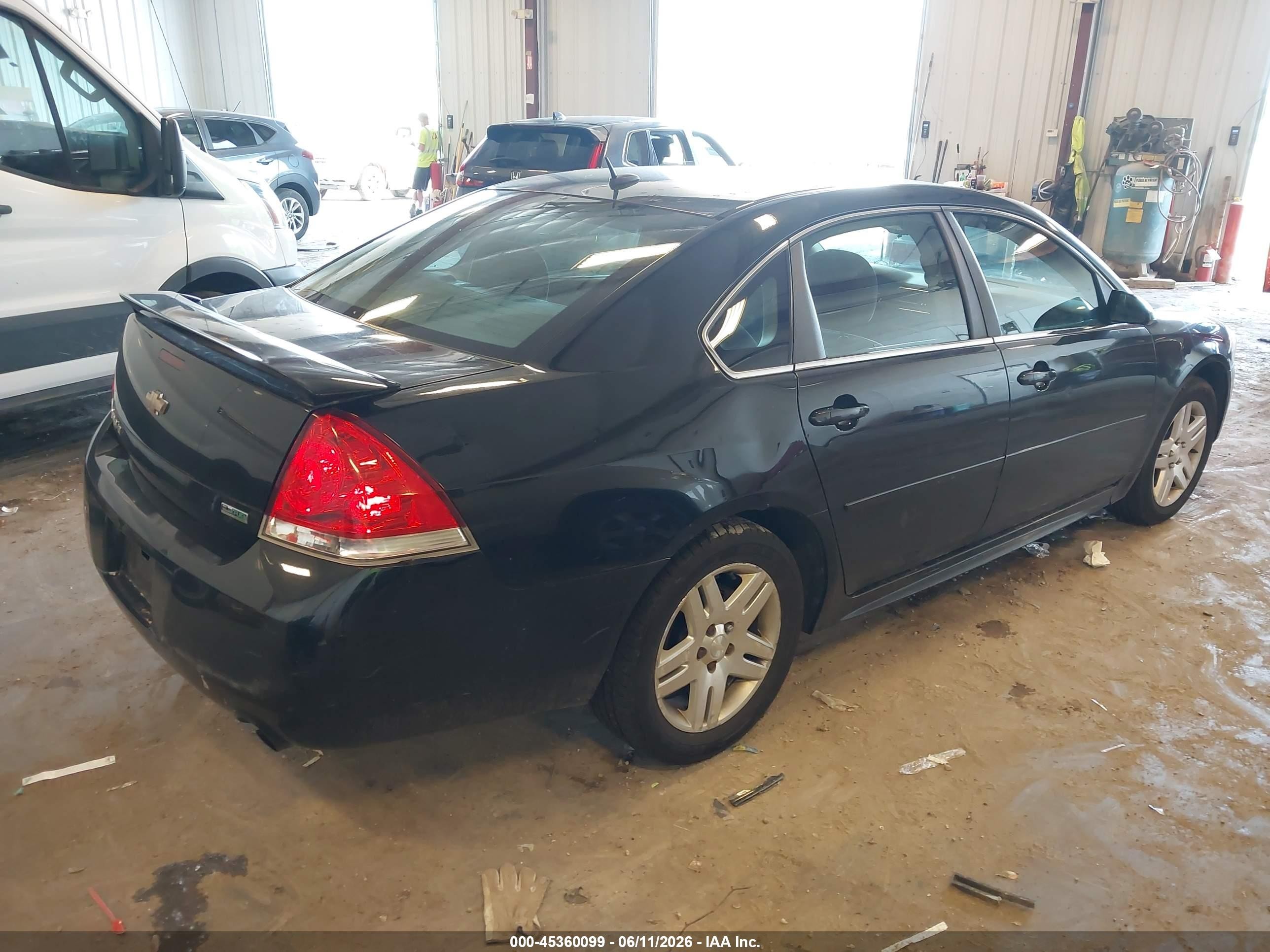 2012 Chevrolet Impala Lt Черный vin: 2G1WB5E33C1249964