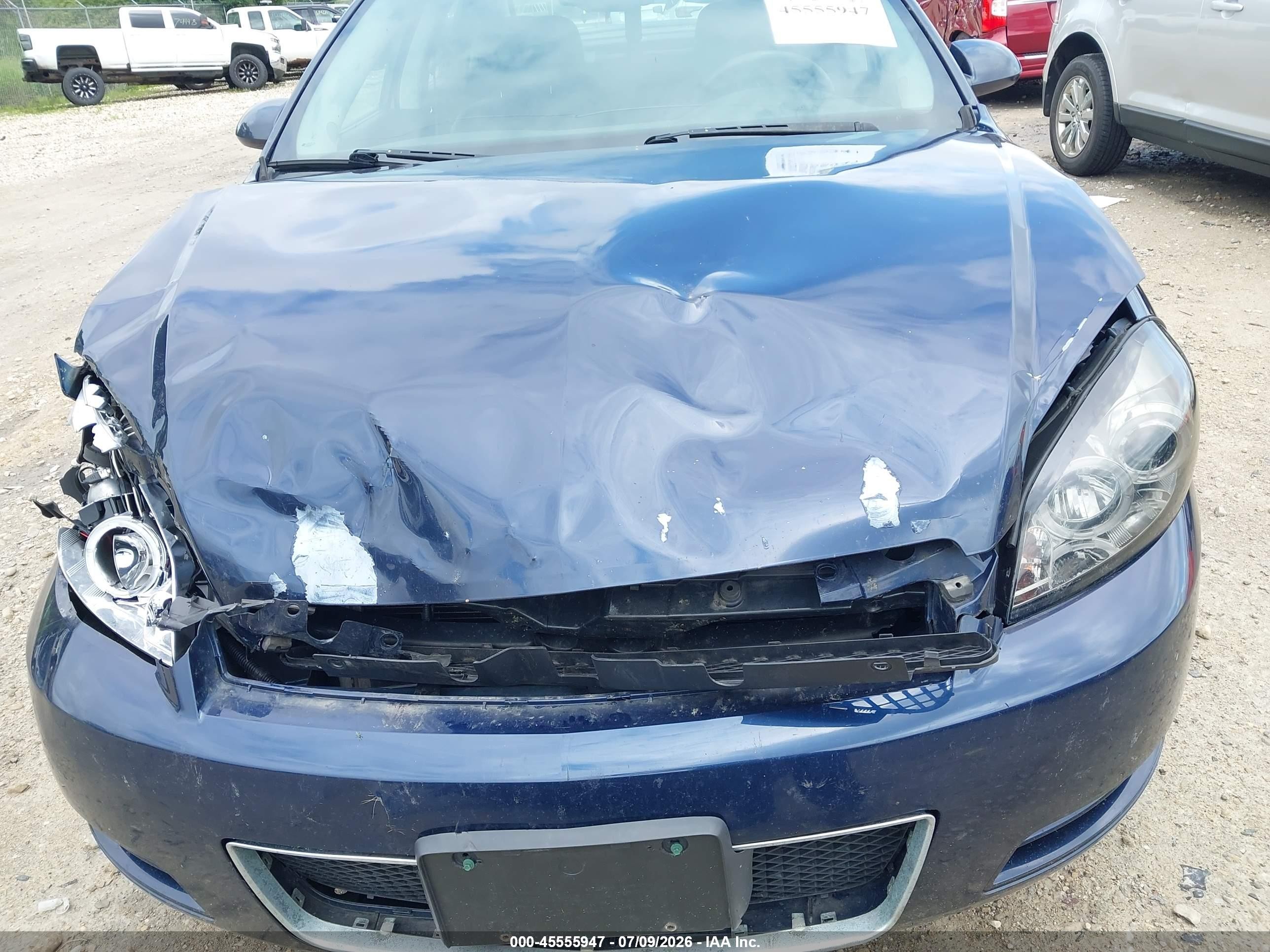 2012 Chevrolet Impala Lt Dark Blue vin: 2G1WB5E34C1207237