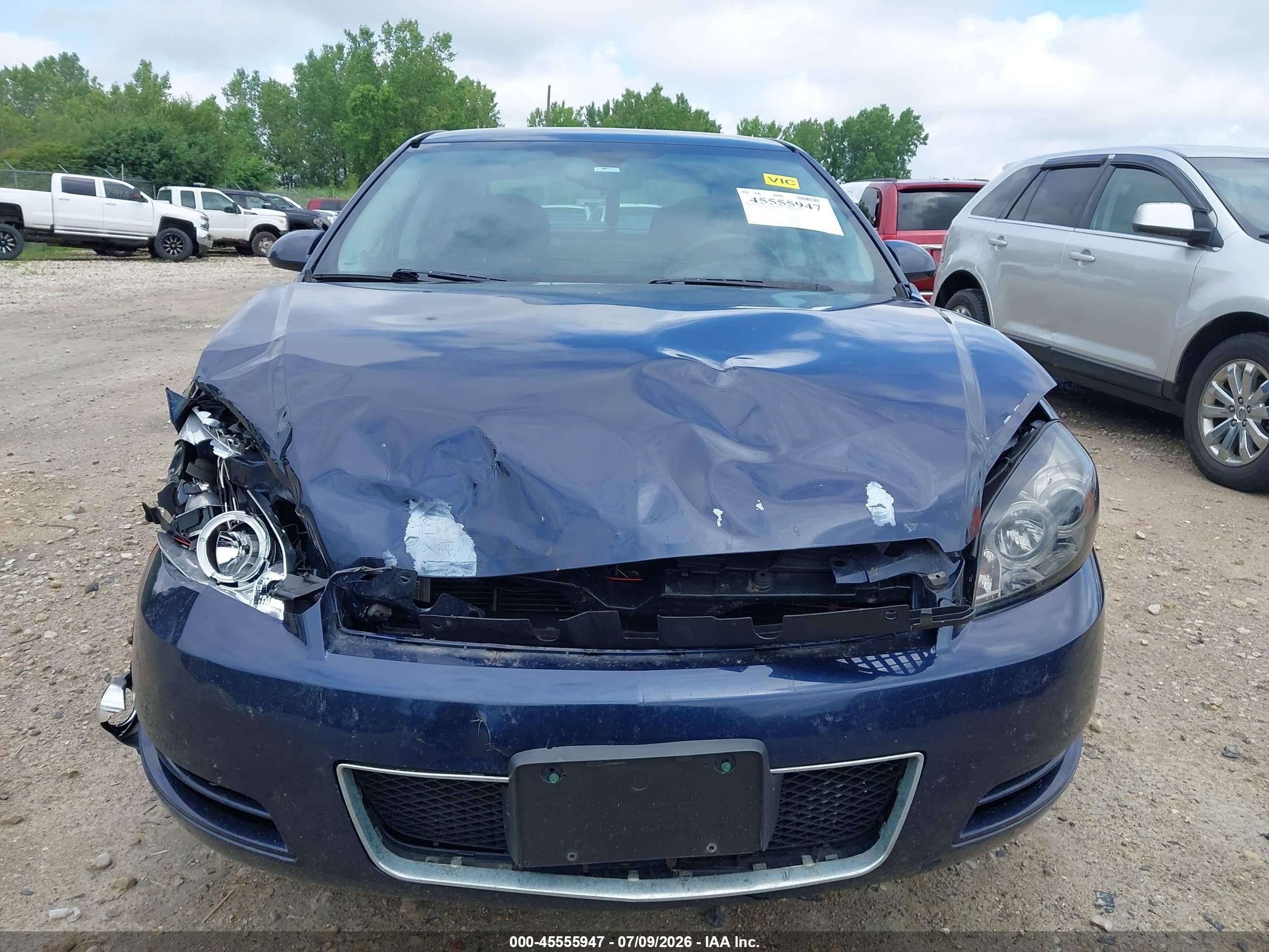 2012 Chevrolet Impala Lt Dark Blue vin: 2G1WB5E34C1207237