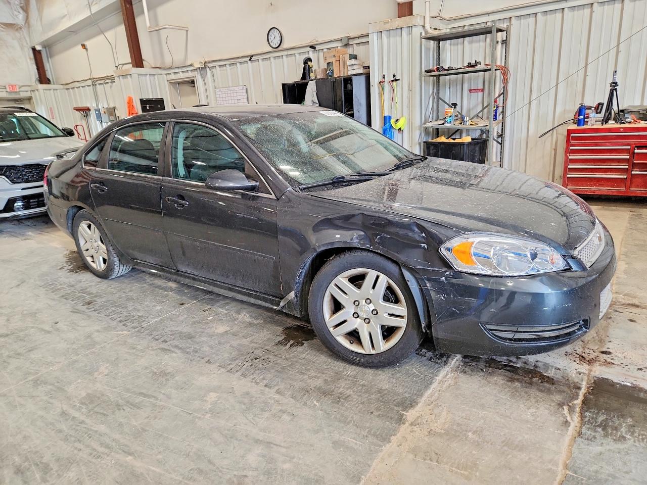 2013 Chevrolet Impala Lt Gray vin: 2G1WB5E34D1168358