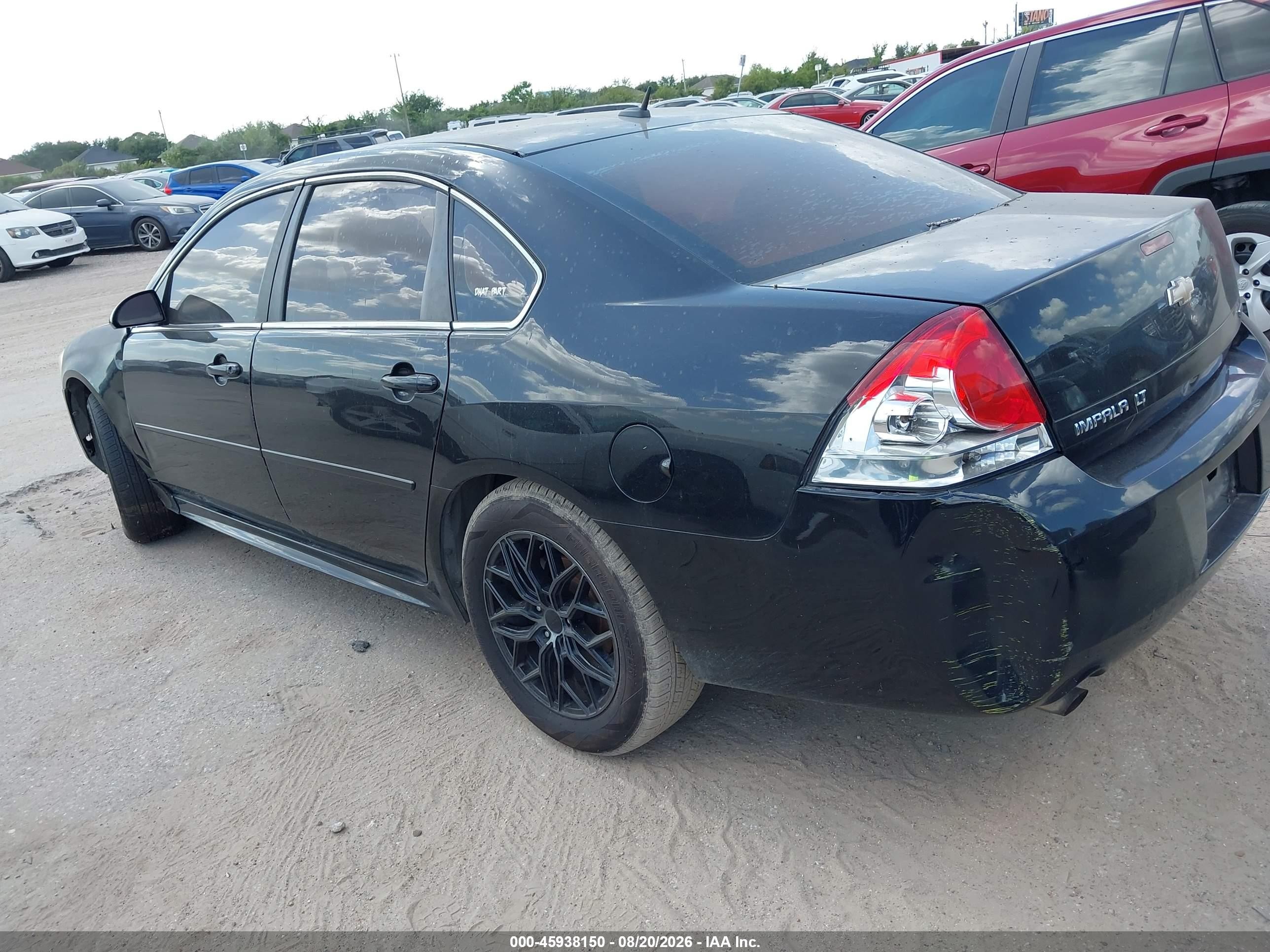 2014 Chevrolet Impala Limited Lt Black vin: 2G1WB5E34E1126211
