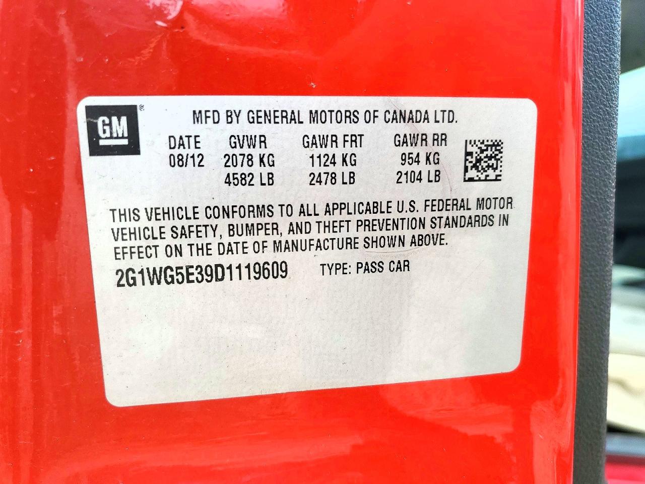 2014 Chevrolet Impala Limited Lt Red vin: 2G1WB5E34E1177305