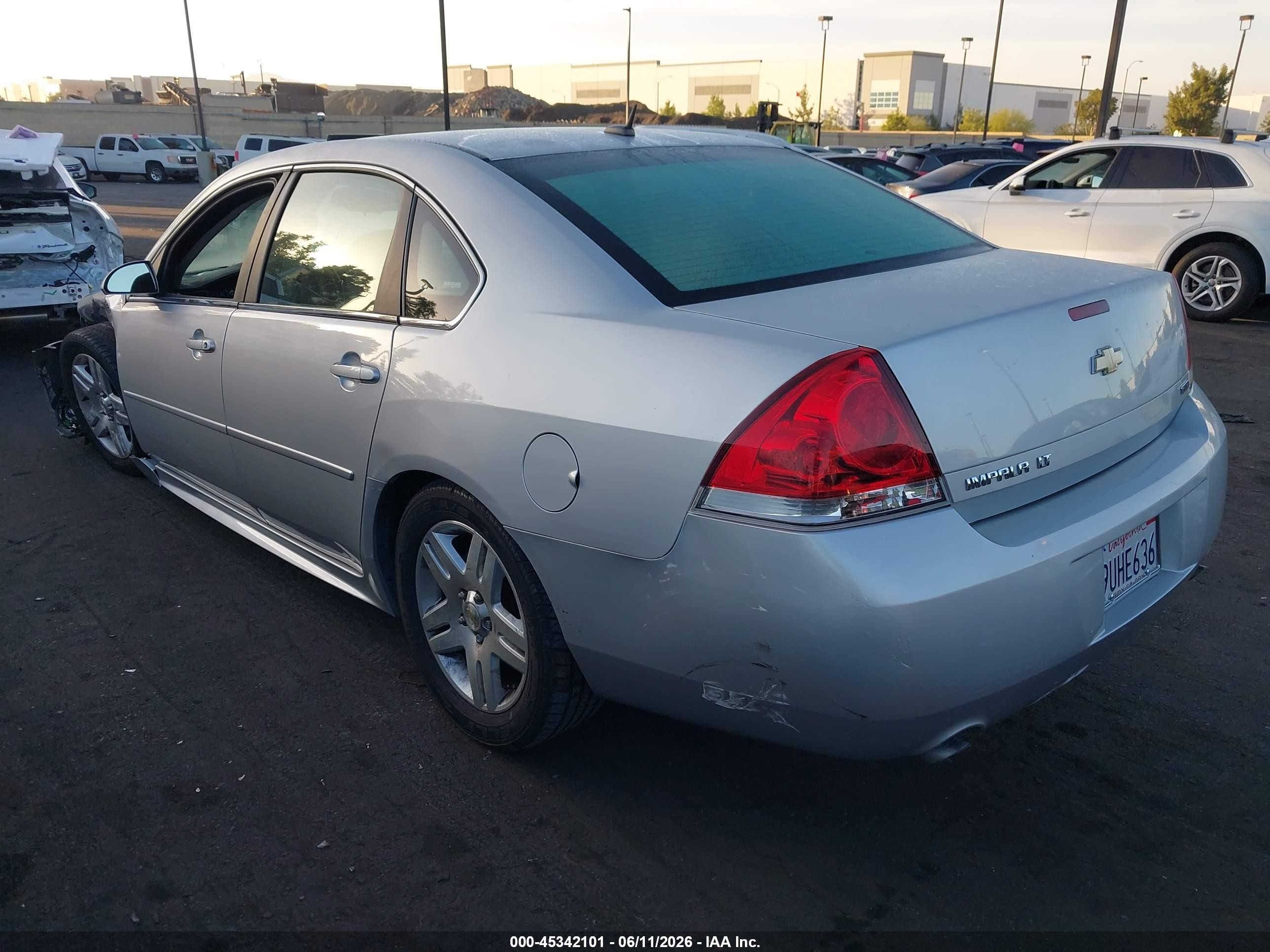 2014 Chevrolet Impala Limited Lt Silver vin: 2G1WB5E34E1184299