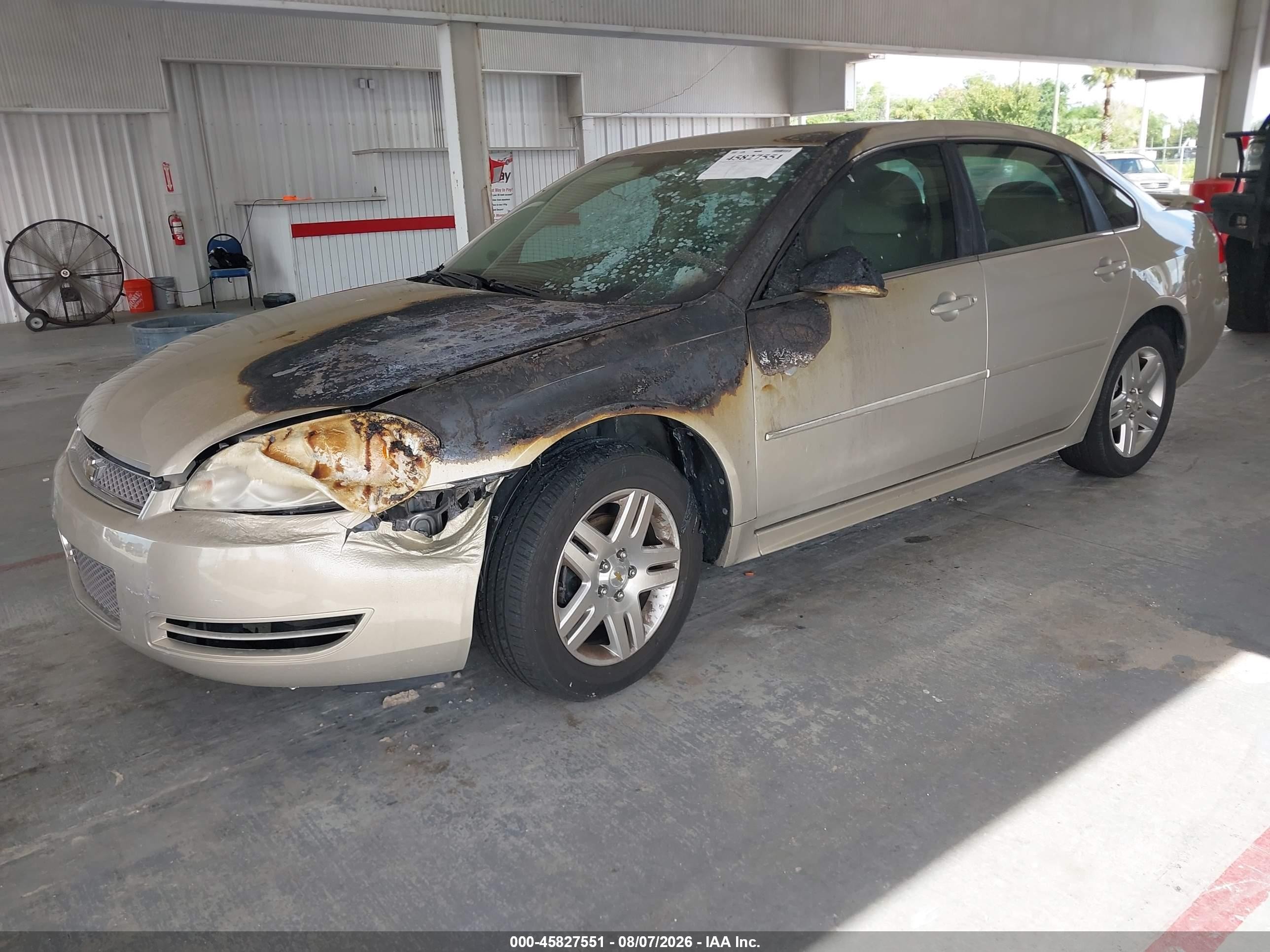 2012 Chevrolet Impala Lt Бежевый vin: 2G1WB5E35C1106126