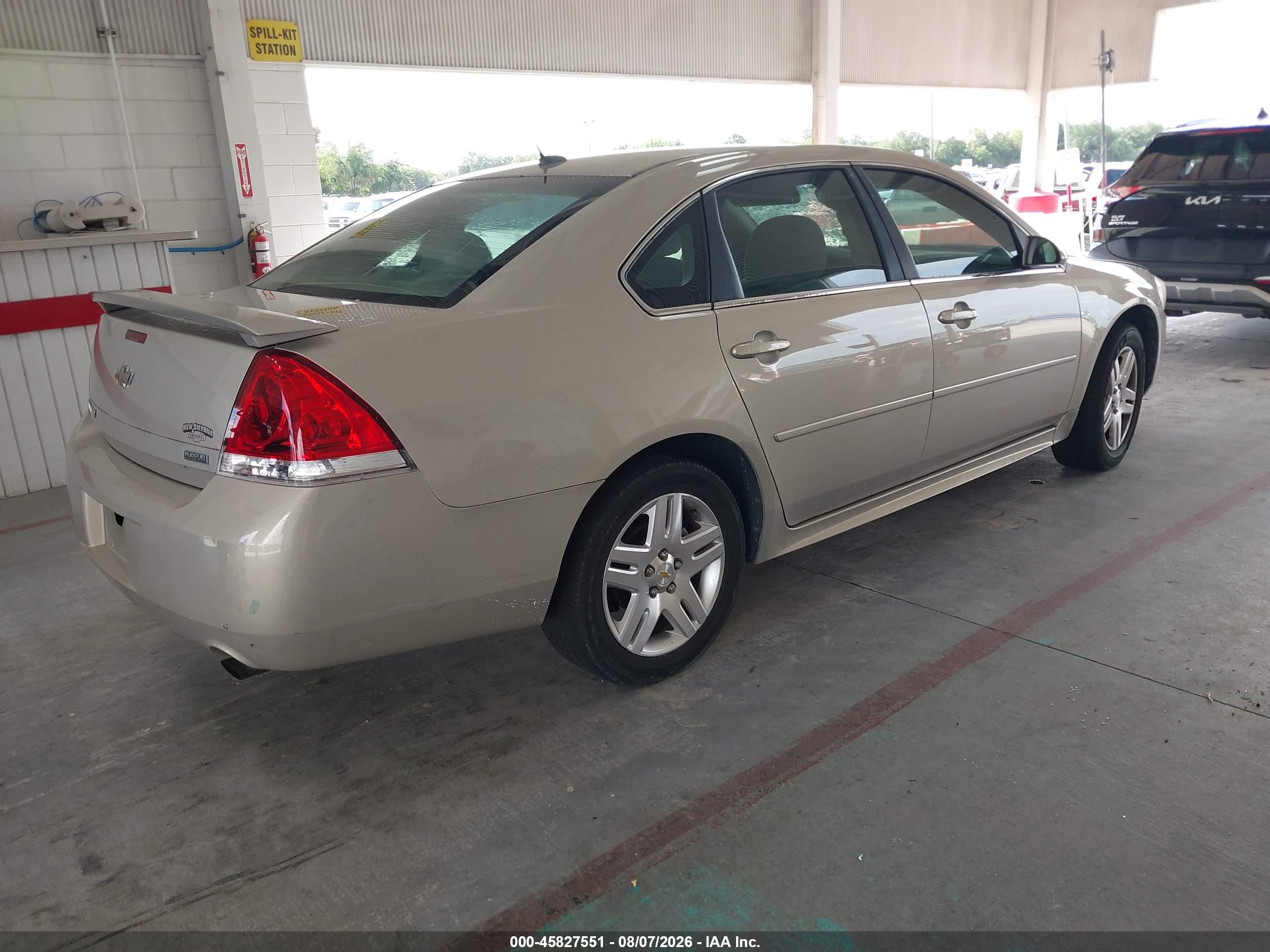 2012 Chevrolet Impala Lt Бежевый vin: 2G1WB5E35C1106126