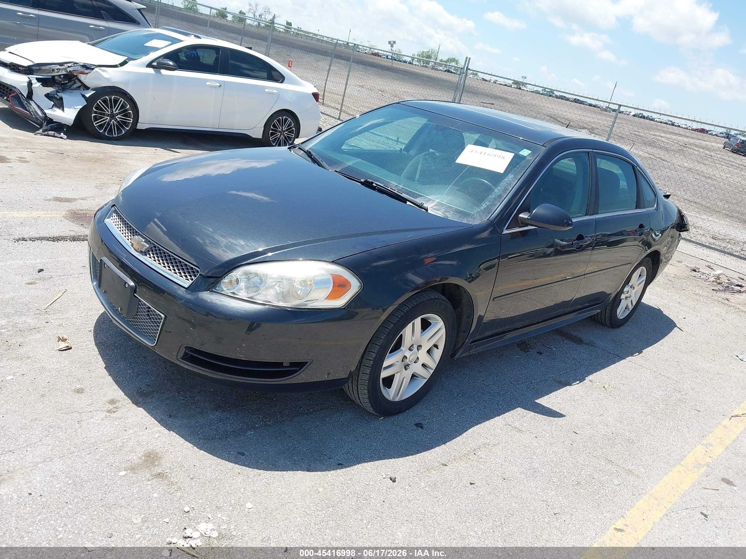 2012 Chevrolet Impala Lt Черный vin: 2G1WB5E35C1138526