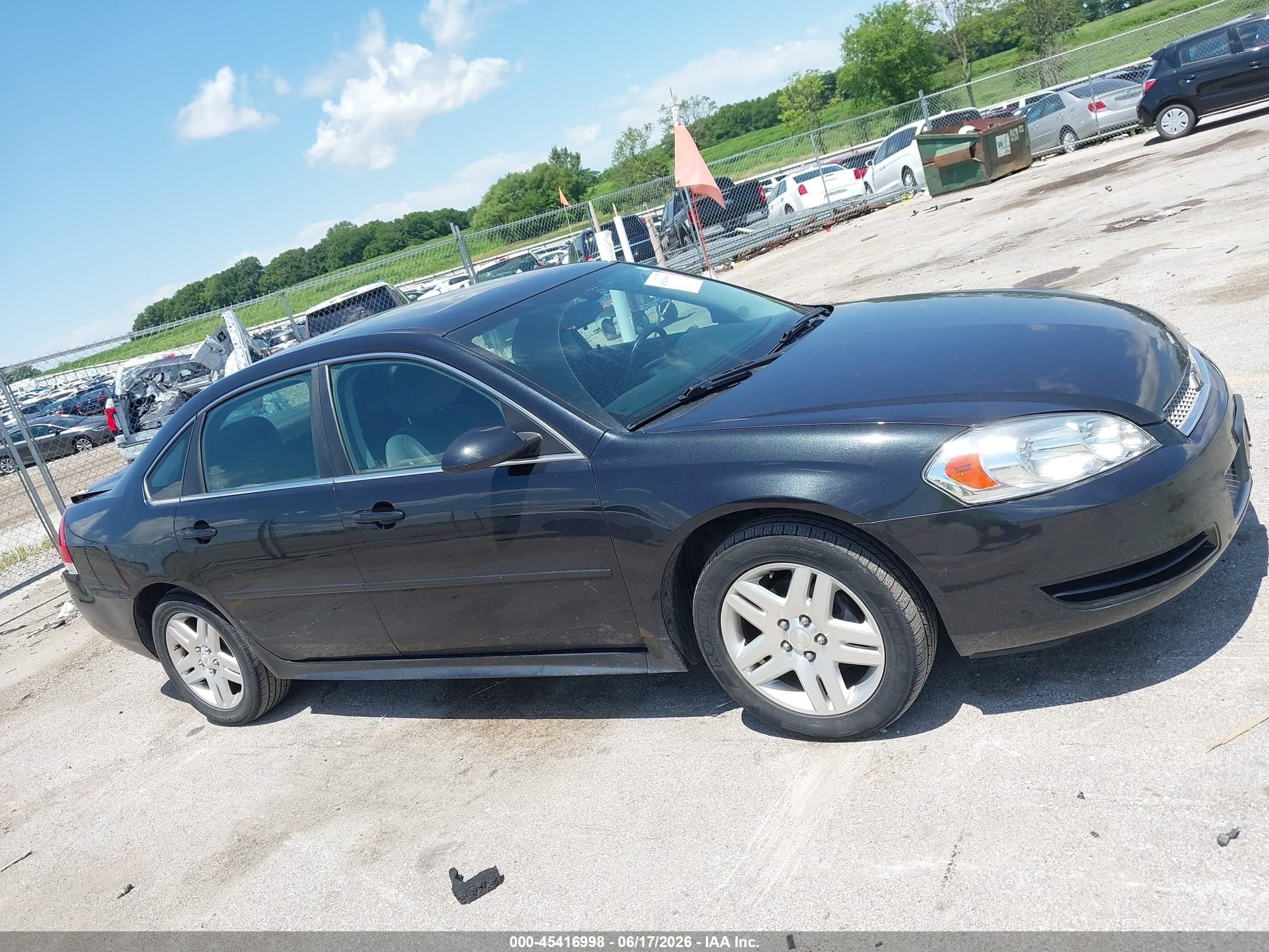 2012 Chevrolet Impala Lt Черный vin: 2G1WB5E35C1138526