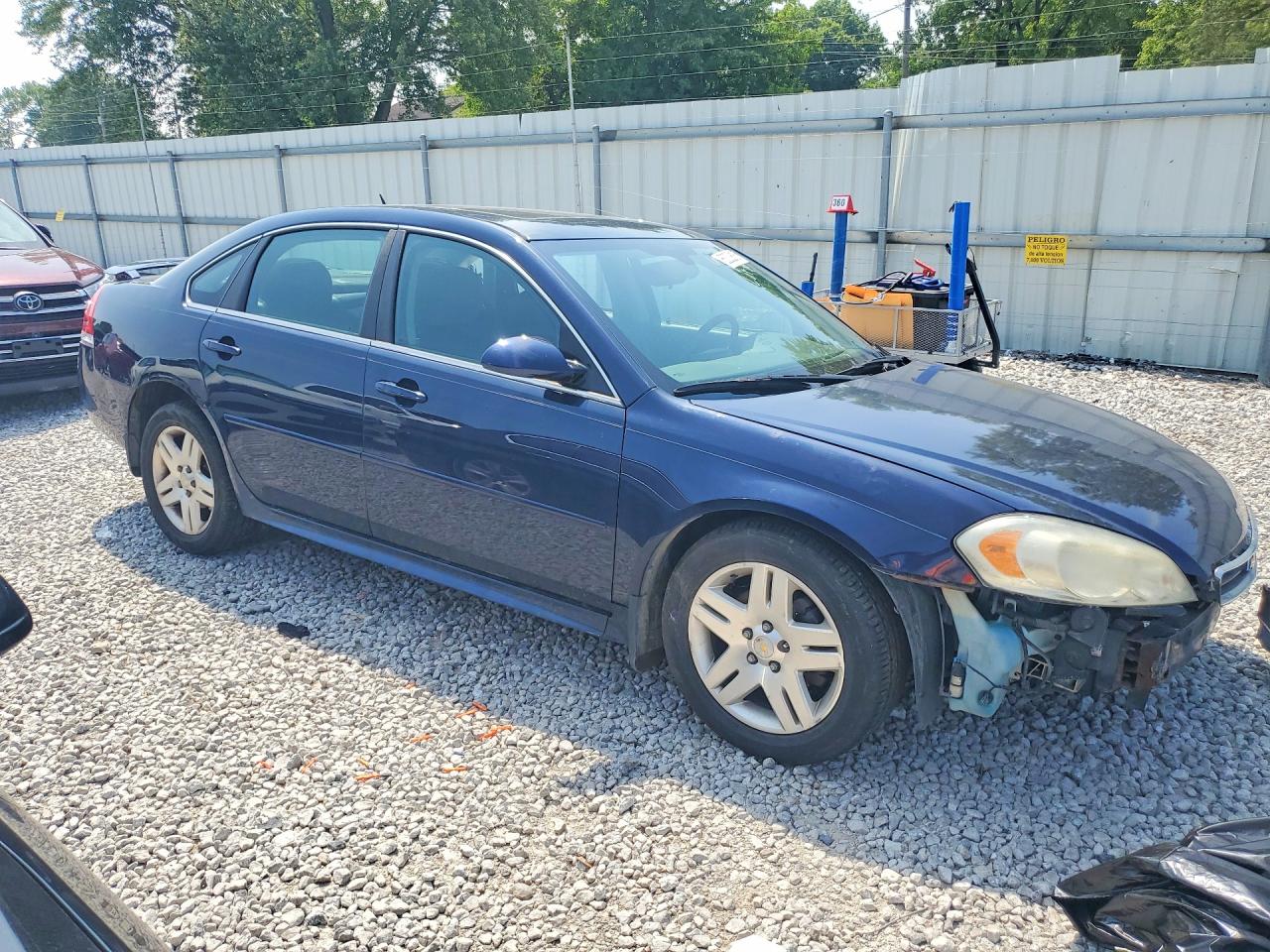 2012 Chevrolet Impala Lt Blue vin: 2G1WB5E35C1172790