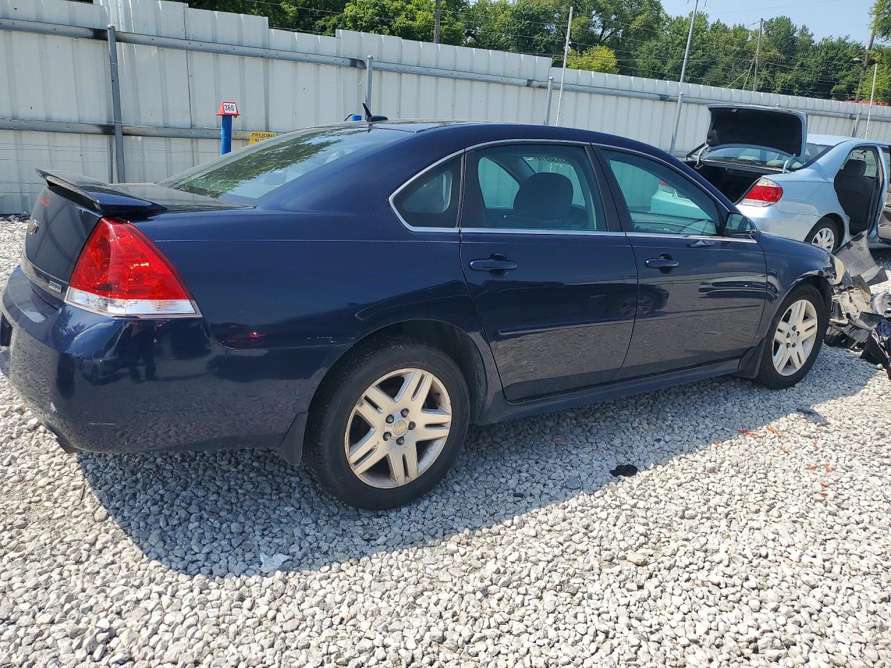 2012 Chevrolet Impala Lt Blue vin: 2G1WB5E35C1172790