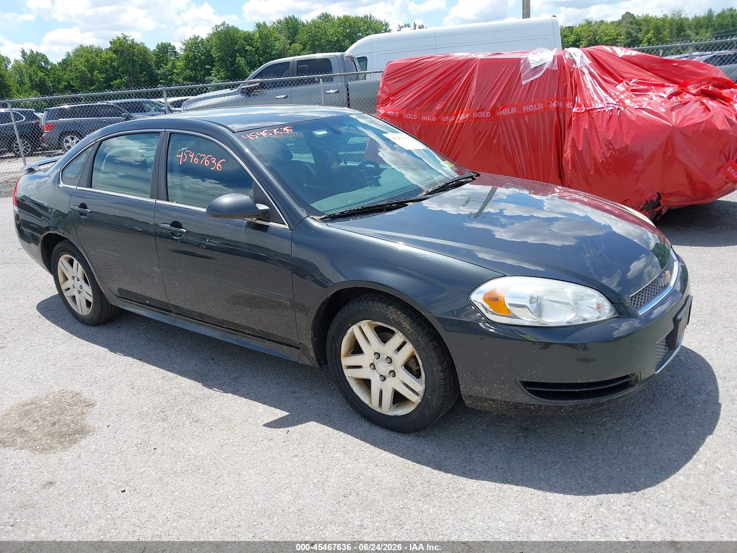 2012 Chevrolet Impala Lt Gray vin: 2G1WB5E35C1212673