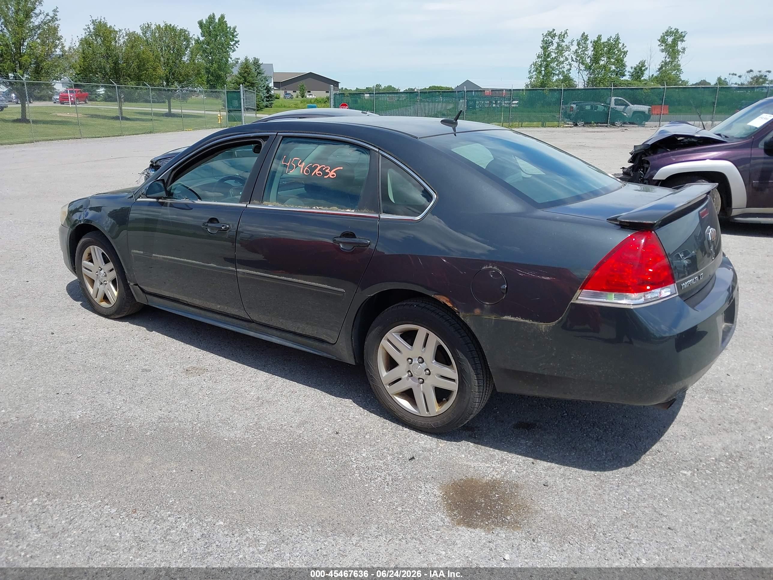 2012 Chevrolet Impala Lt Gray vin: 2G1WB5E35C1212673