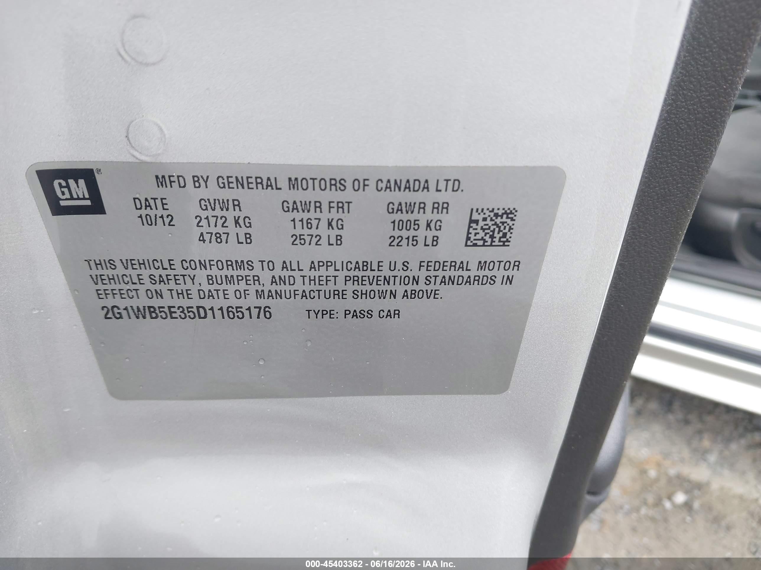 2013 Chevrolet Impala Lt Silver vin: 2G1WB5E35D1165176