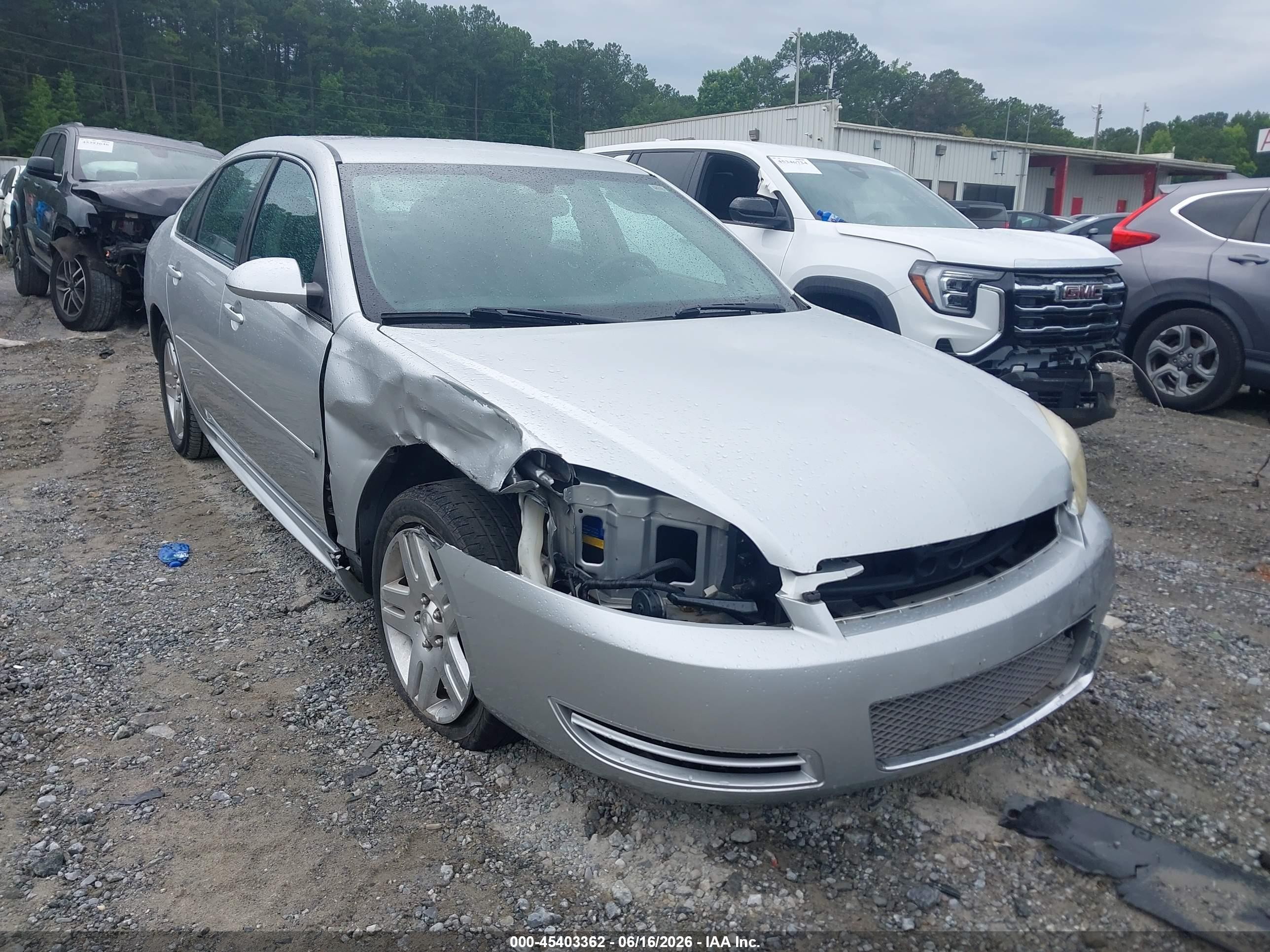 2013 Chevrolet Impala Lt Silver vin: 2G1WB5E35D1165176