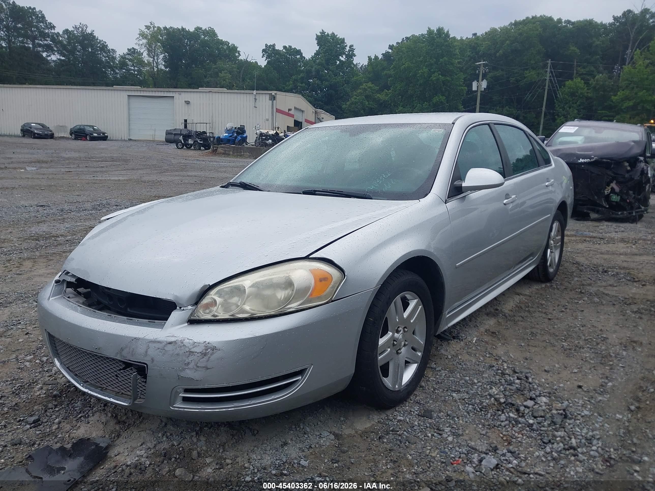 2013 Chevrolet Impala Lt Silver vin: 2G1WB5E35D1165176