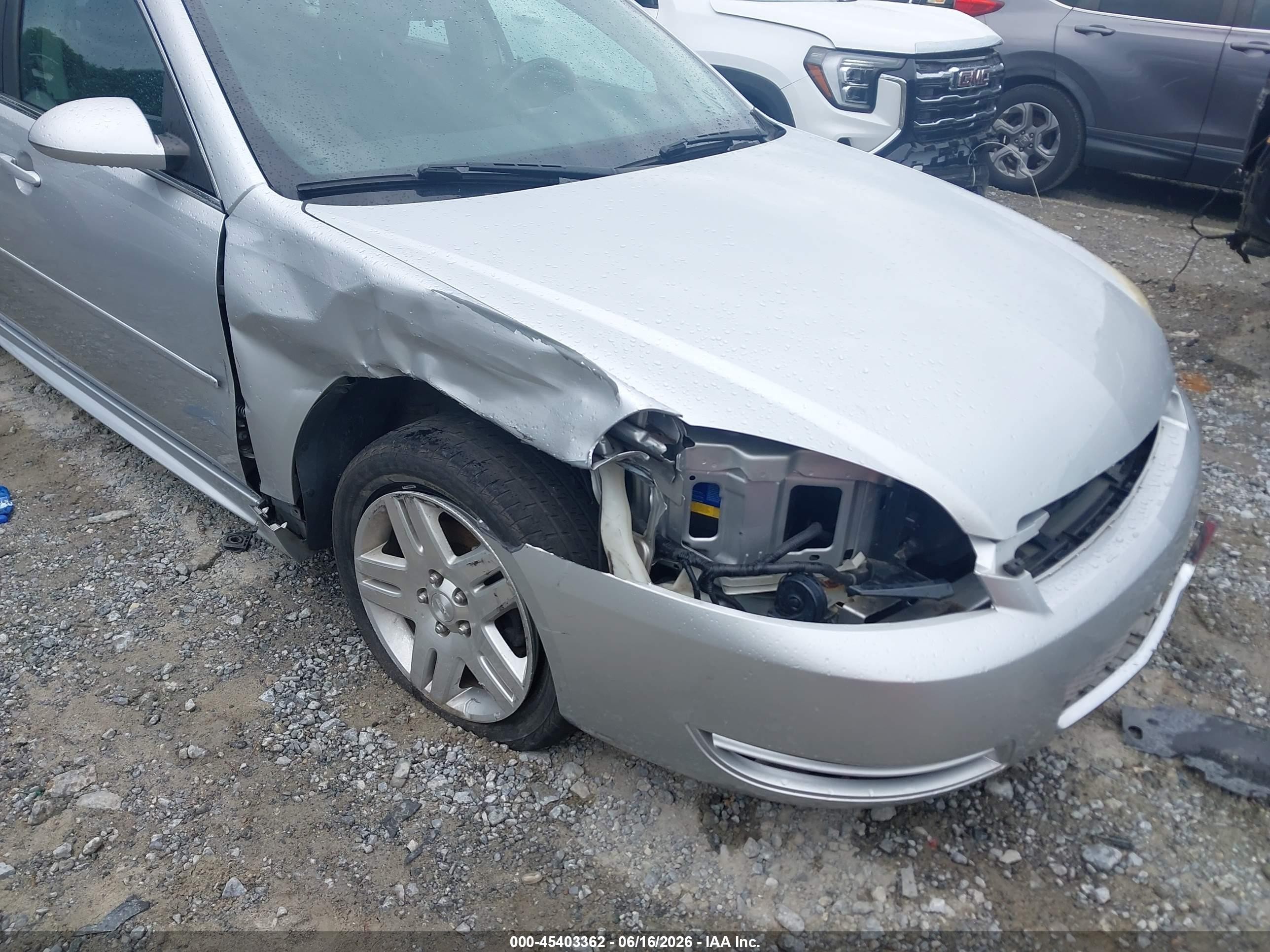 2013 Chevrolet Impala Lt Silver vin: 2G1WB5E35D1165176