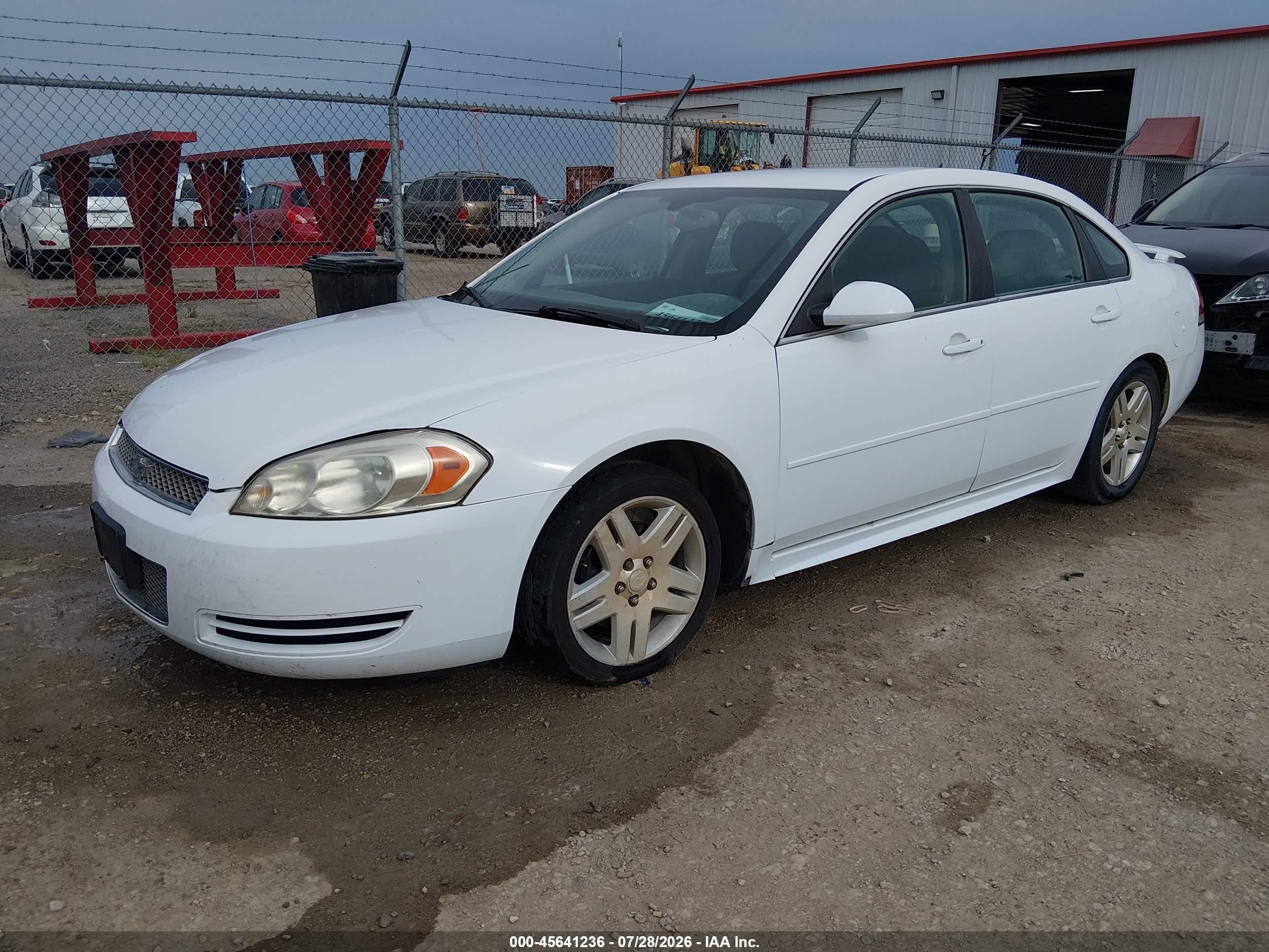 2013 Chevrolet Impala Lt Белый vin: 2G1WB5E35D1170877