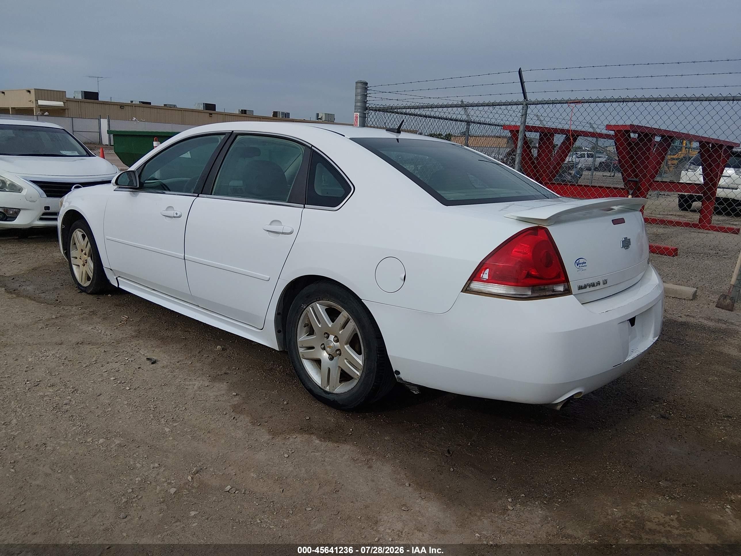 2013 Chevrolet Impala Lt Белый vin: 2G1WB5E35D1170877