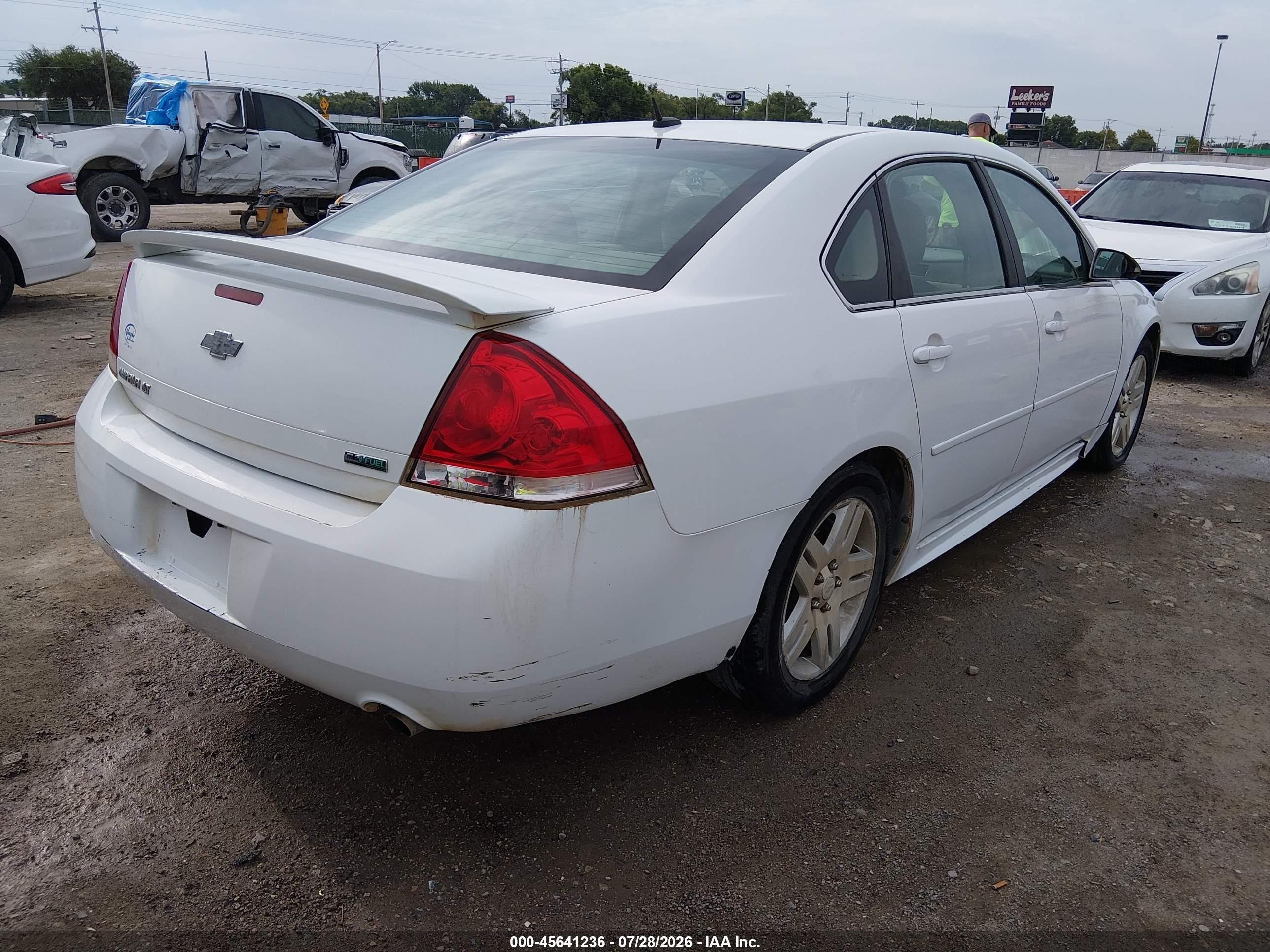 2013 Chevrolet Impala Lt Белый vin: 2G1WB5E35D1170877