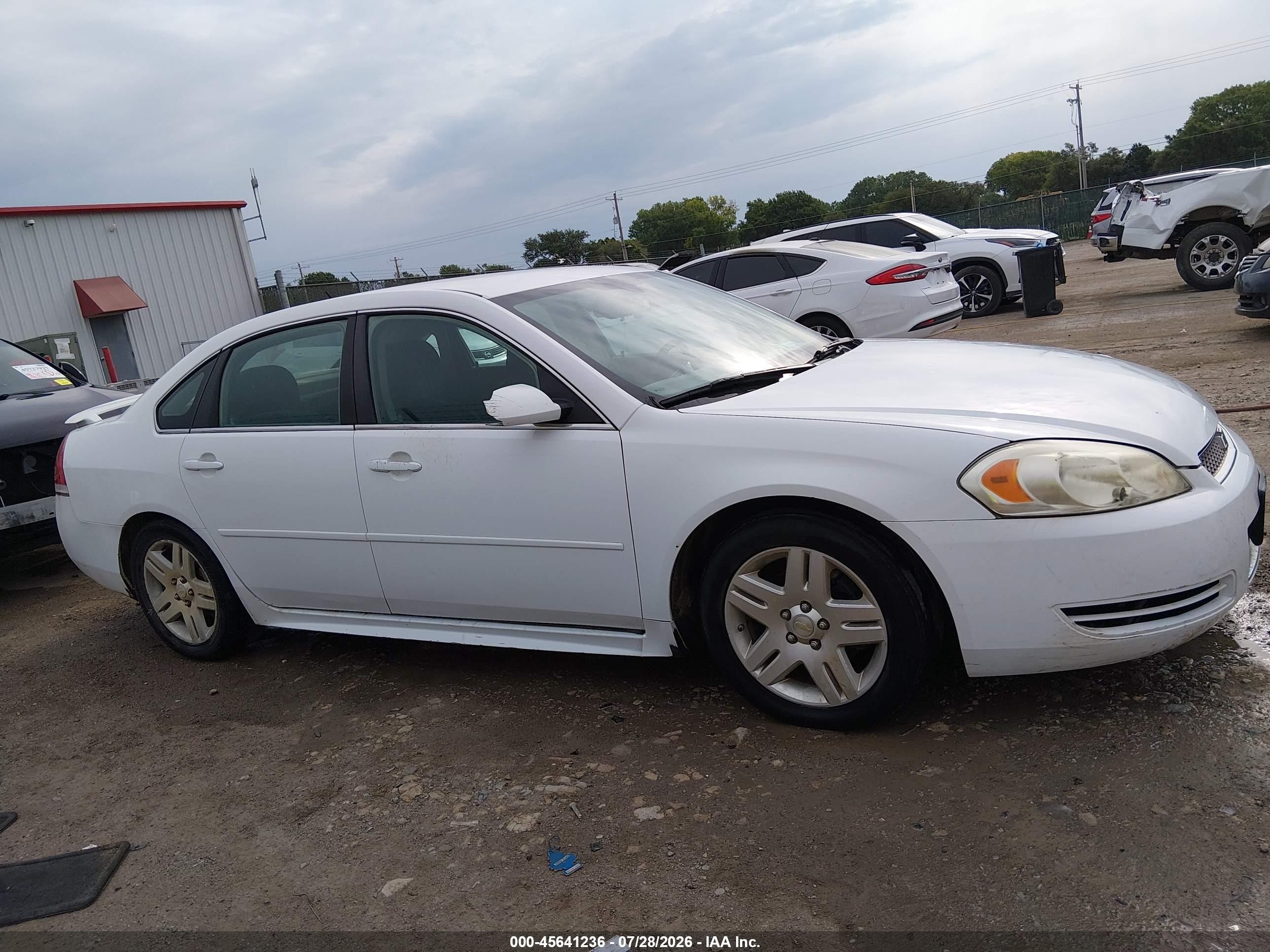 2013 Chevrolet Impala Lt Белый vin: 2G1WB5E35D1170877