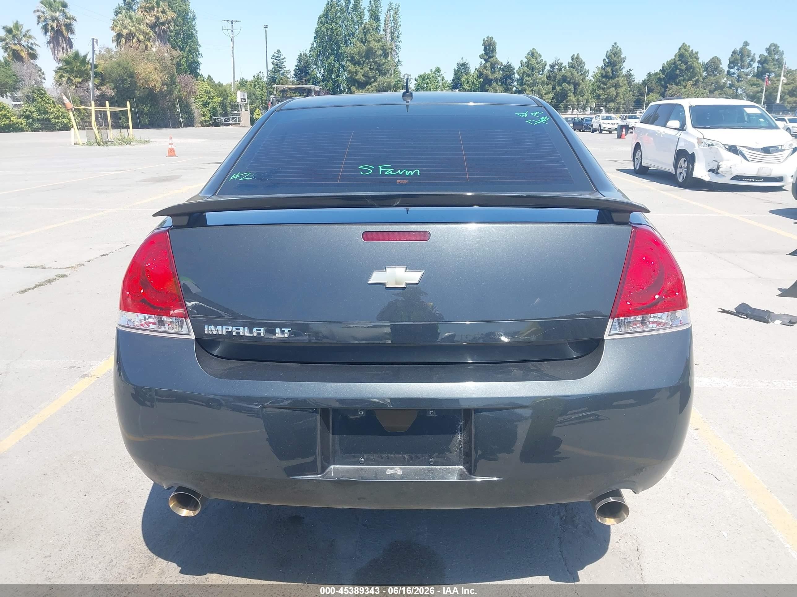 2013 Chevrolet Impala Lt Gray vin: 2G1WB5E35D1207426