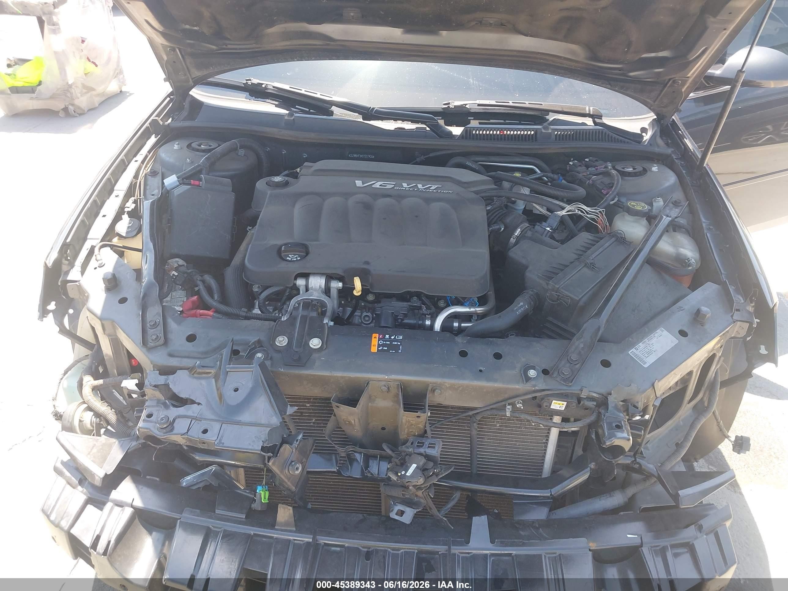 2013 Chevrolet Impala Lt Gray vin: 2G1WB5E35D1207426