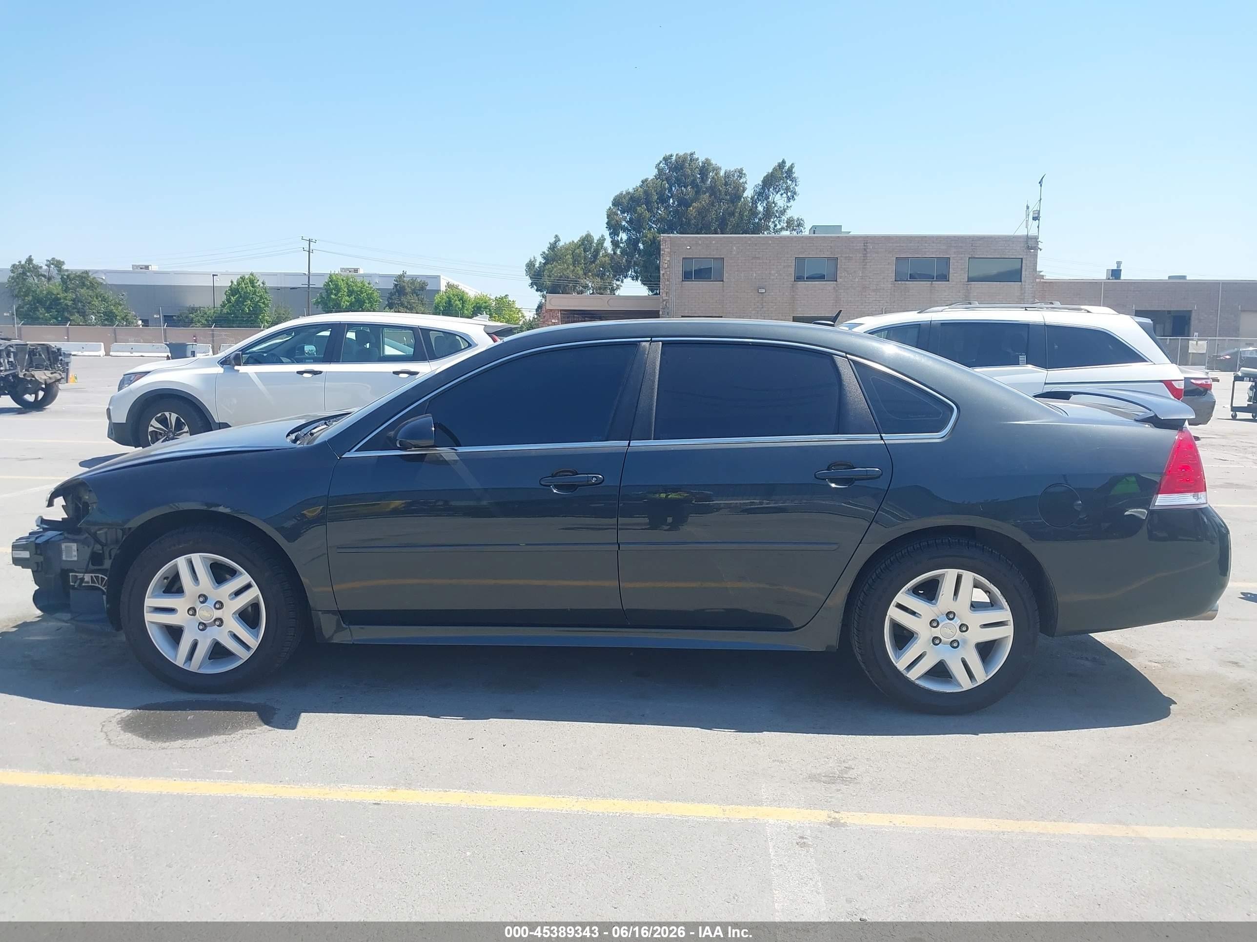 2013 Chevrolet Impala Lt Gray vin: 2G1WB5E35D1207426
