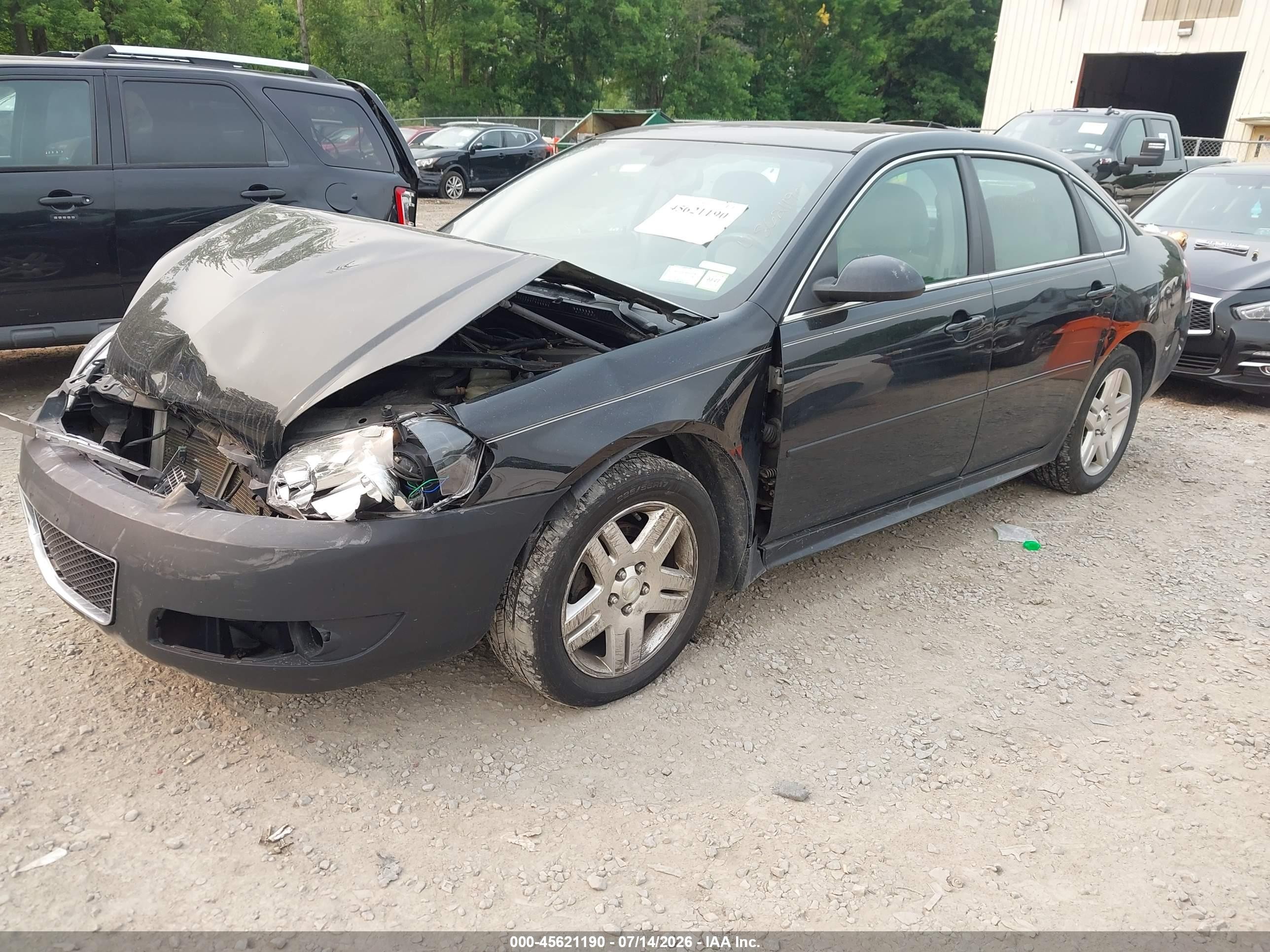 2014 Chevrolet Impala Limited Lt Черный vin: 2G1WB5E35E1104671