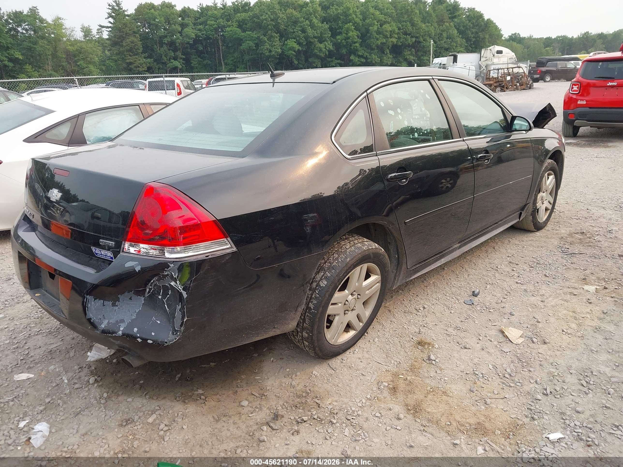 2014 Chevrolet Impala Limited Lt Черный vin: 2G1WB5E35E1104671