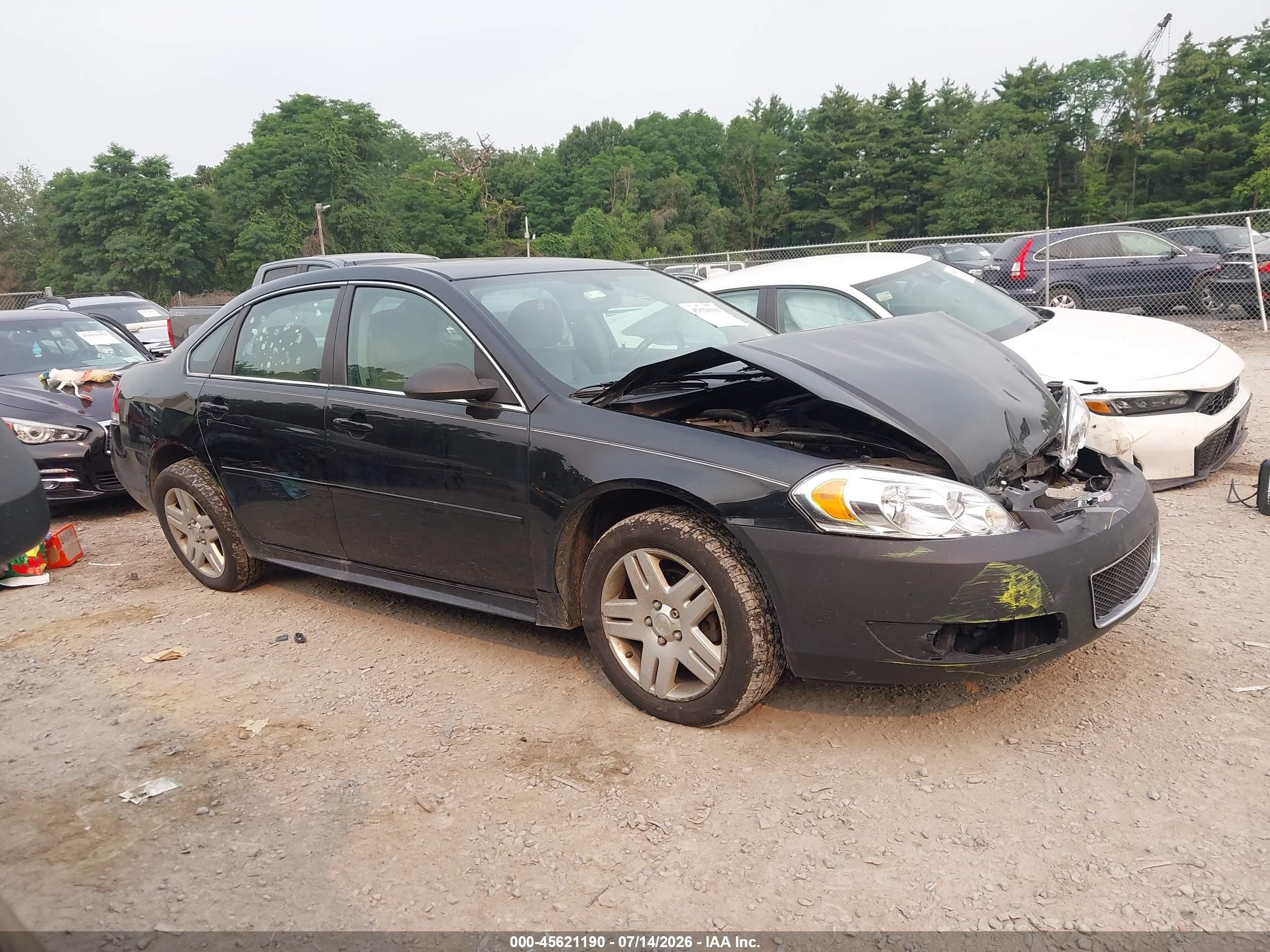 2014 Chevrolet Impala Limited Lt Черный vin: 2G1WB5E35E1104671