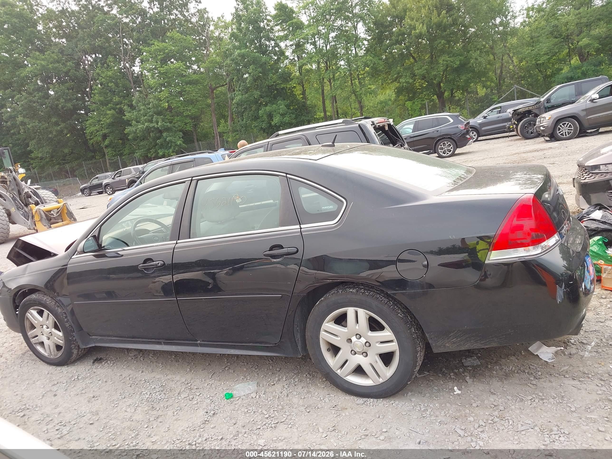2014 Chevrolet Impala Limited Lt Черный vin: 2G1WB5E35E1104671