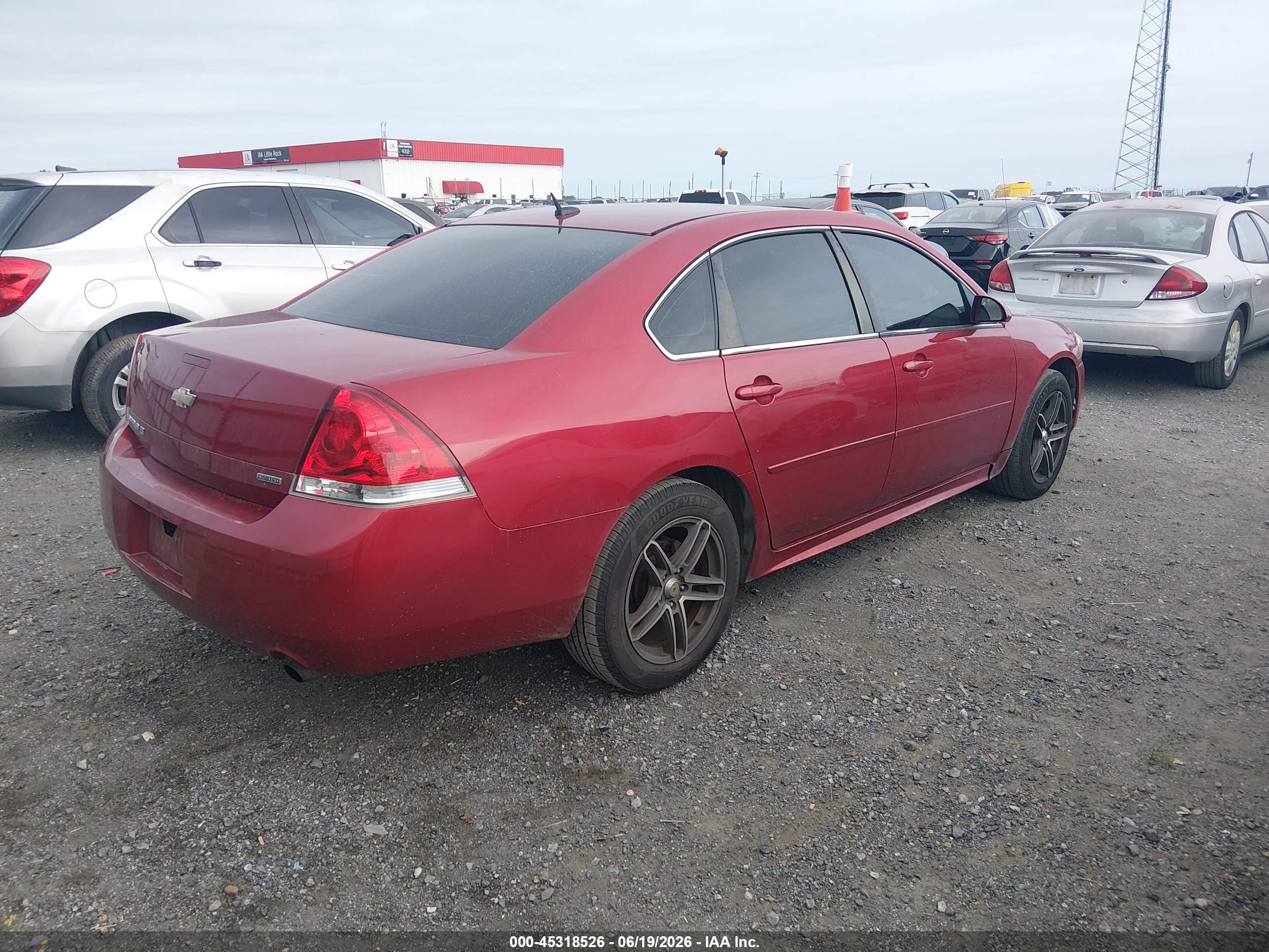 2014 Chevrolet Impala Limited Lt Красный vin: 2G1WB5E35E1167317