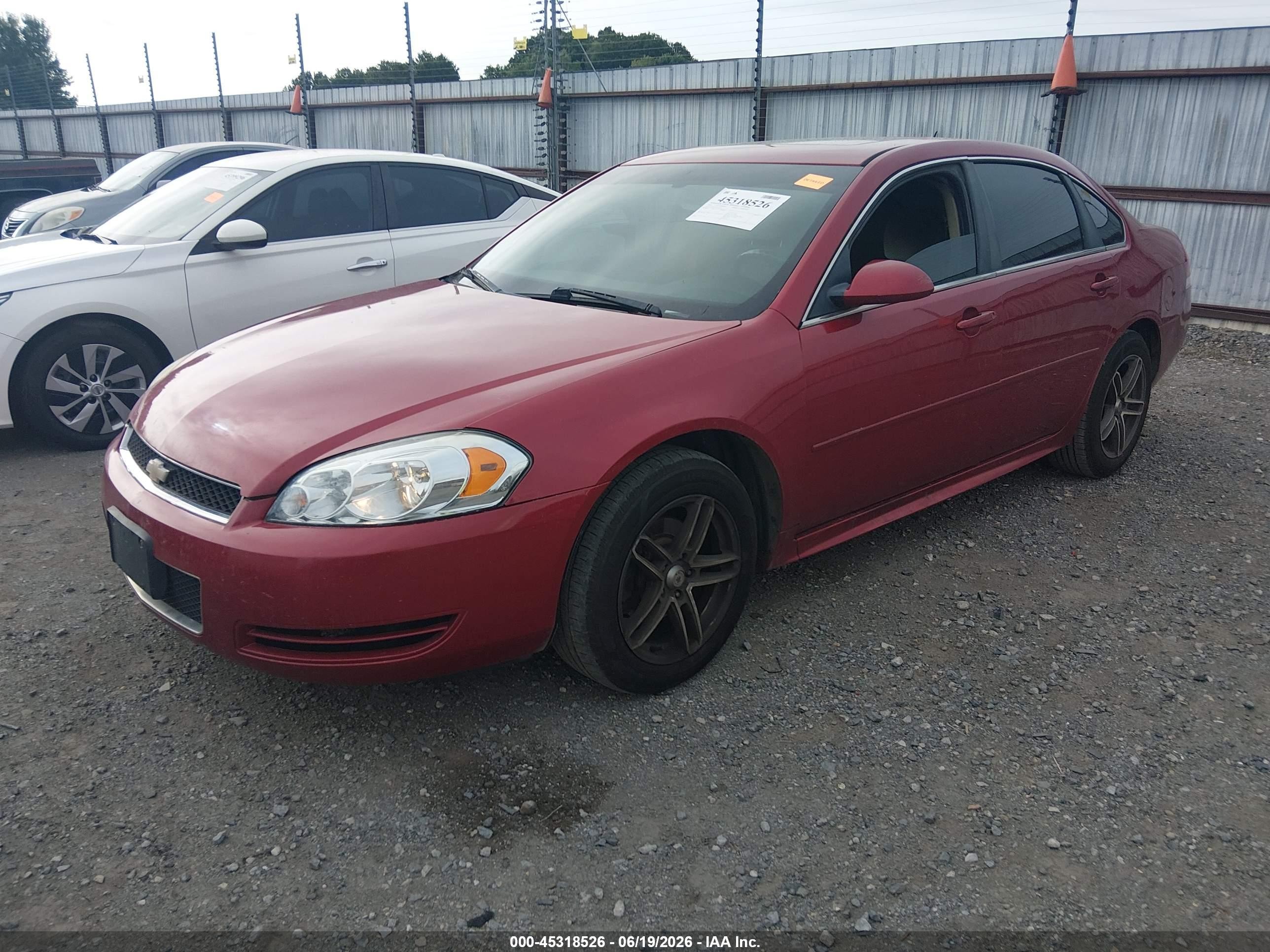 2014 Chevrolet Impala Limited Lt Красный vin: 2G1WB5E35E1167317