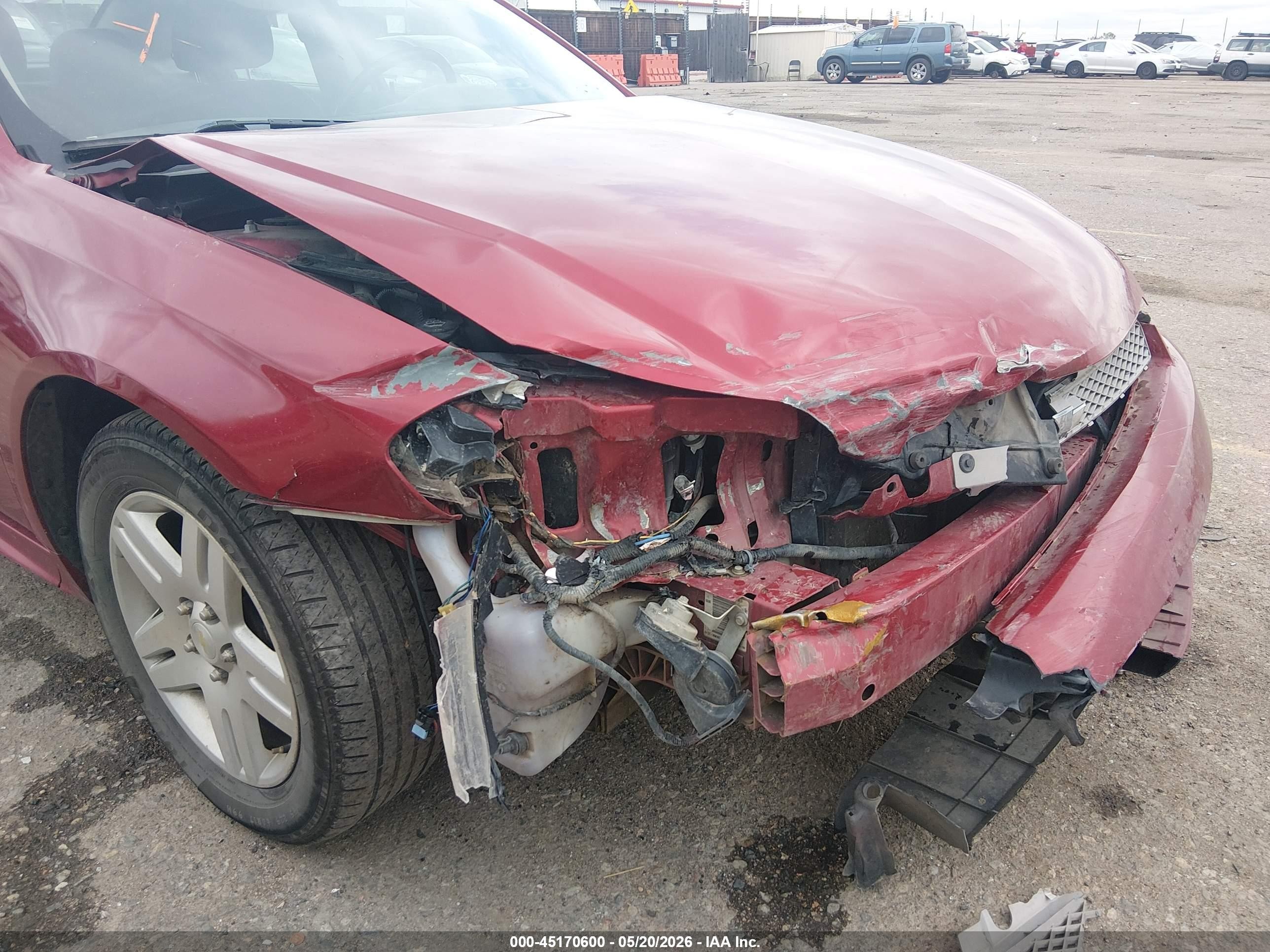 2014 Chevrolet Impala Limited Lt Red vin: 2G1WB5E35E1173246