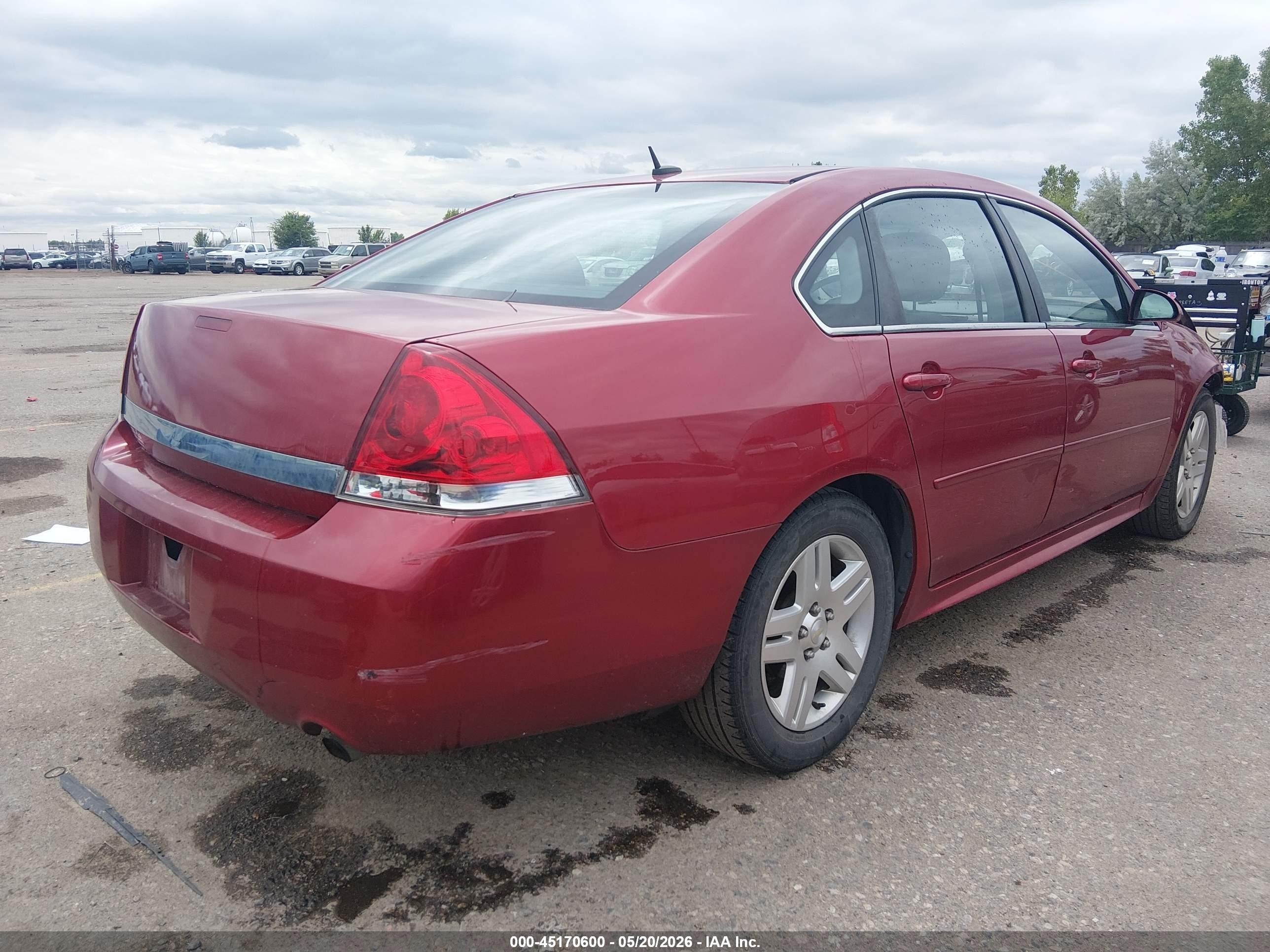2014 Chevrolet Impala Limited Lt Red vin: 2G1WB5E35E1173246