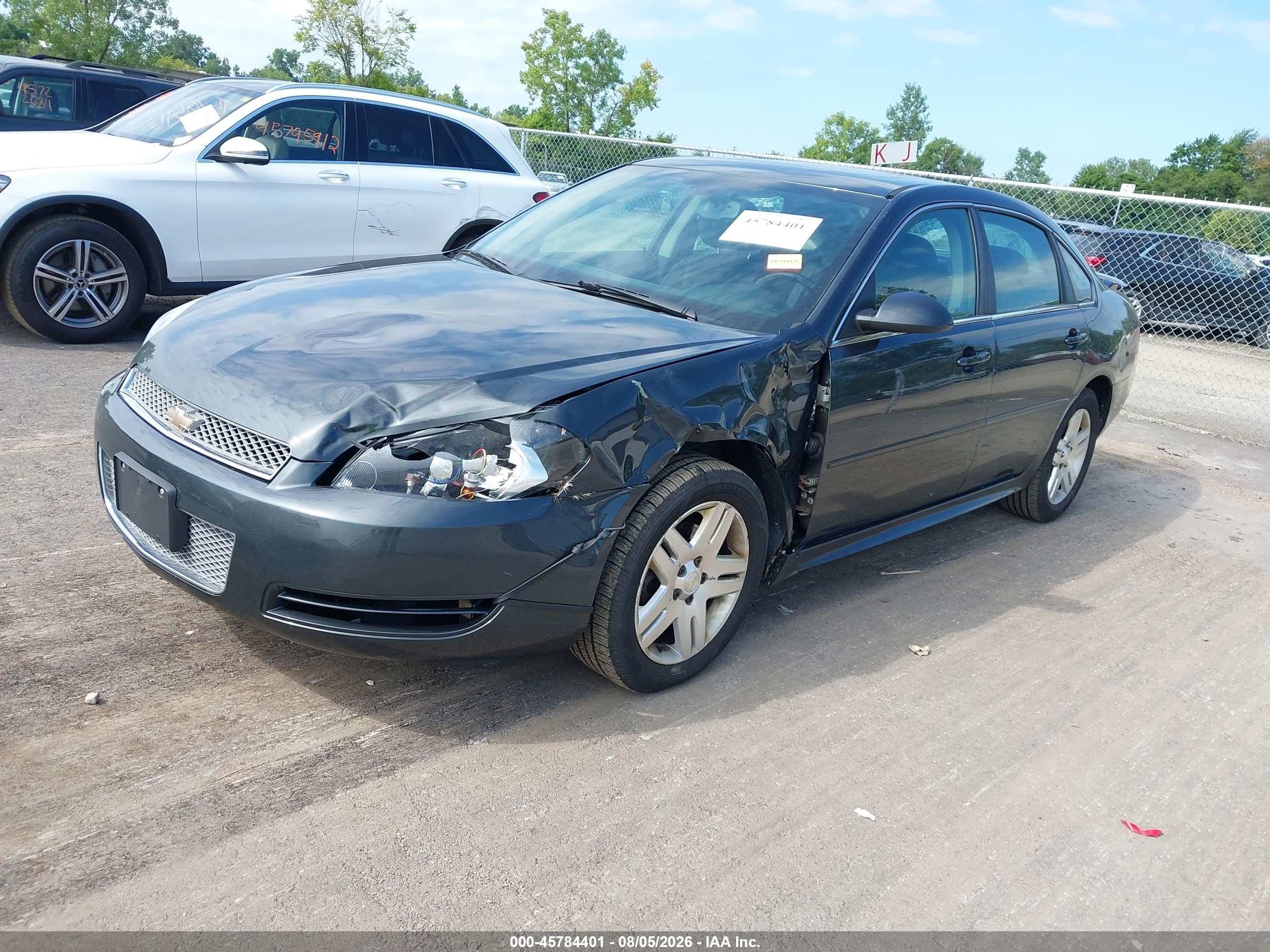 2014 Chevrolet Impala Limited Lt Gray vin: 2G1WB5E35E1189608
