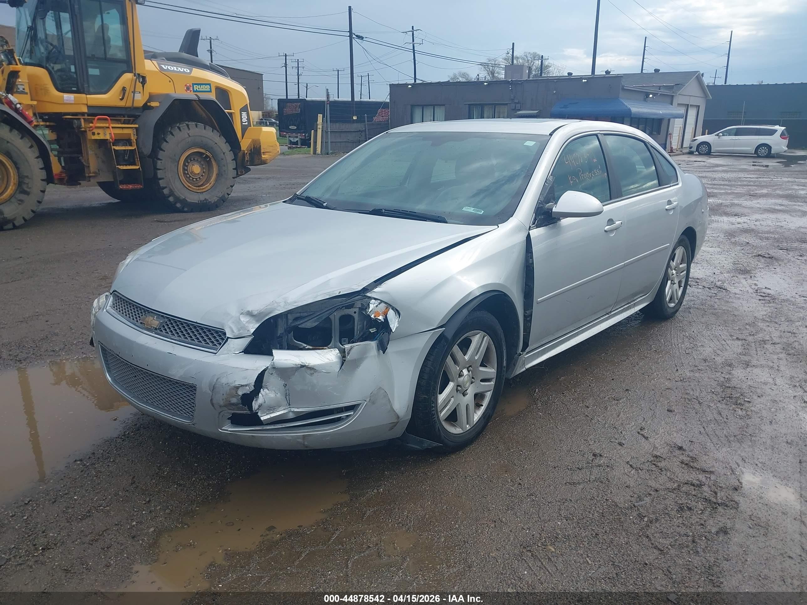 2015 Chevrolet Impala Limited Lt Silver vin: 2G1WB5E35F1152334