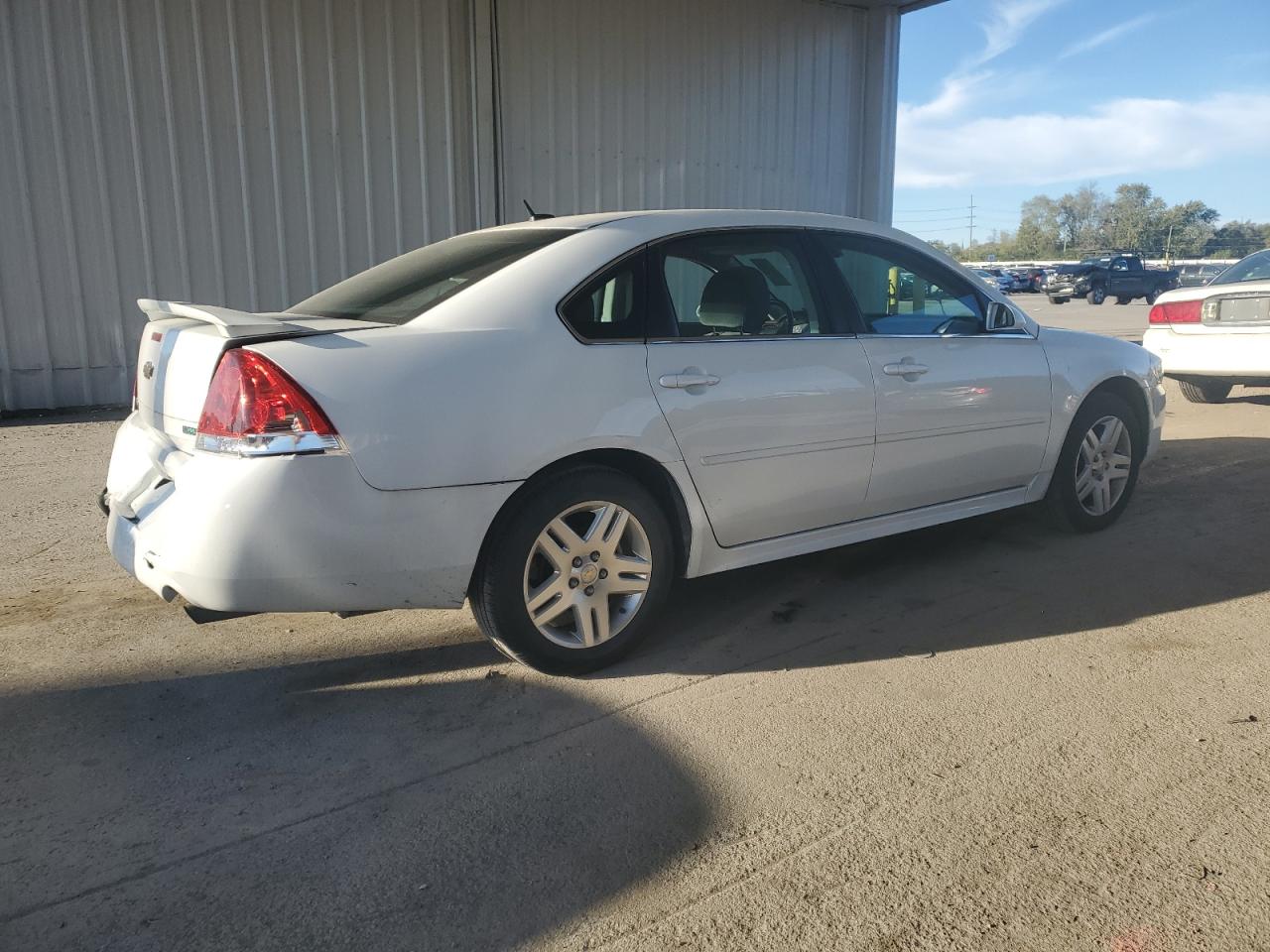 2012 Chevrolet Impala Lt White vin: 2G1WB5E36C1111075