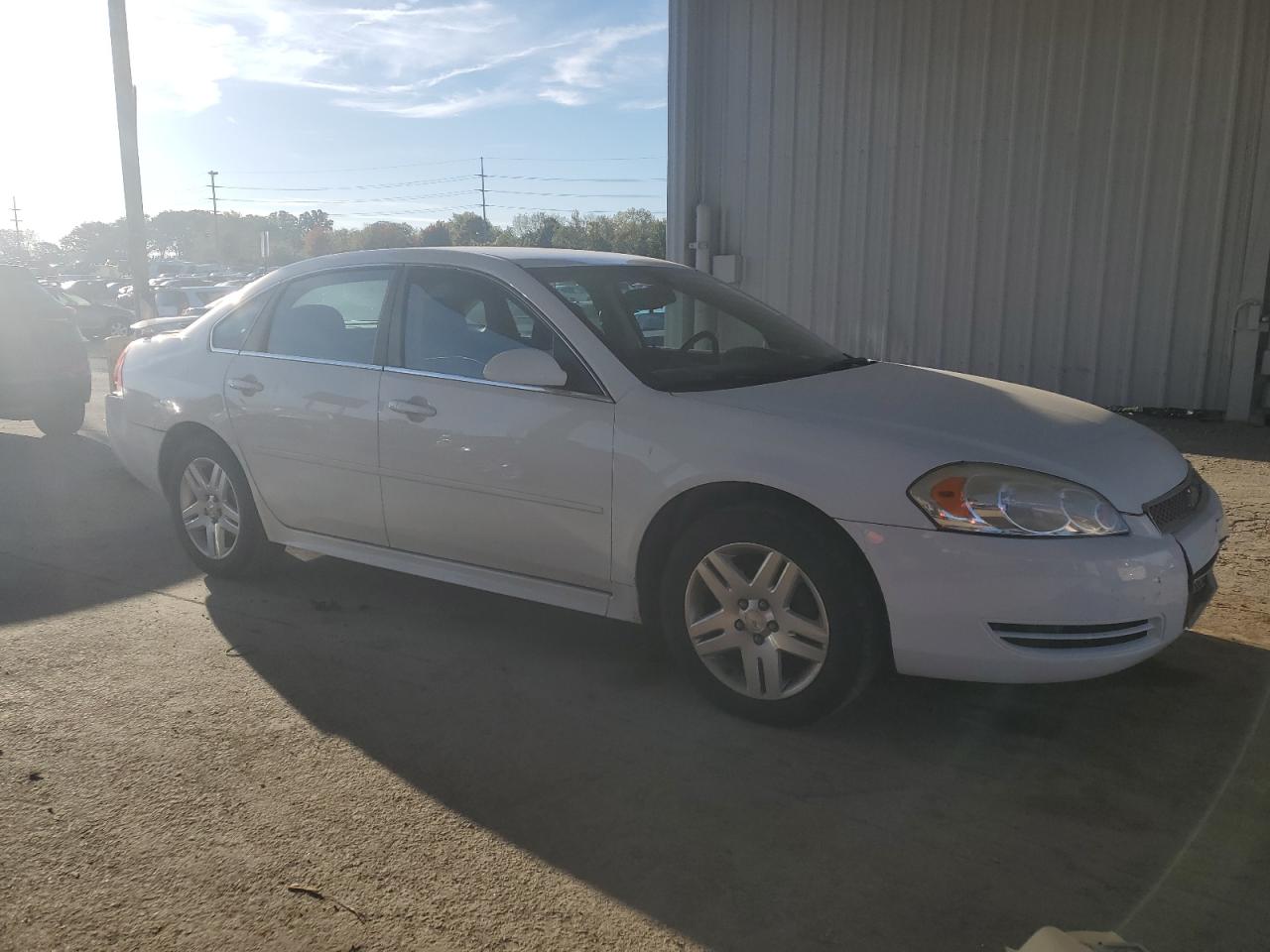 2012 Chevrolet Impala Lt White vin: 2G1WB5E36C1111075